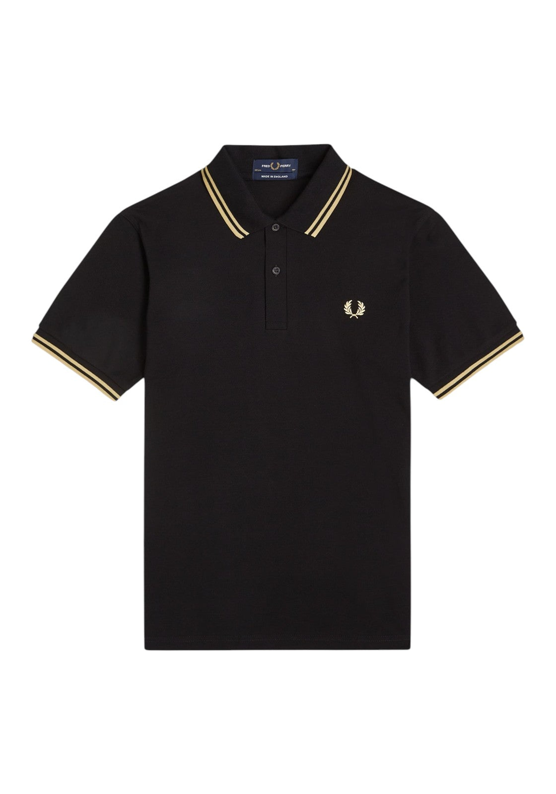 MAGLIONI E POLO Nero/oro Fred Perry