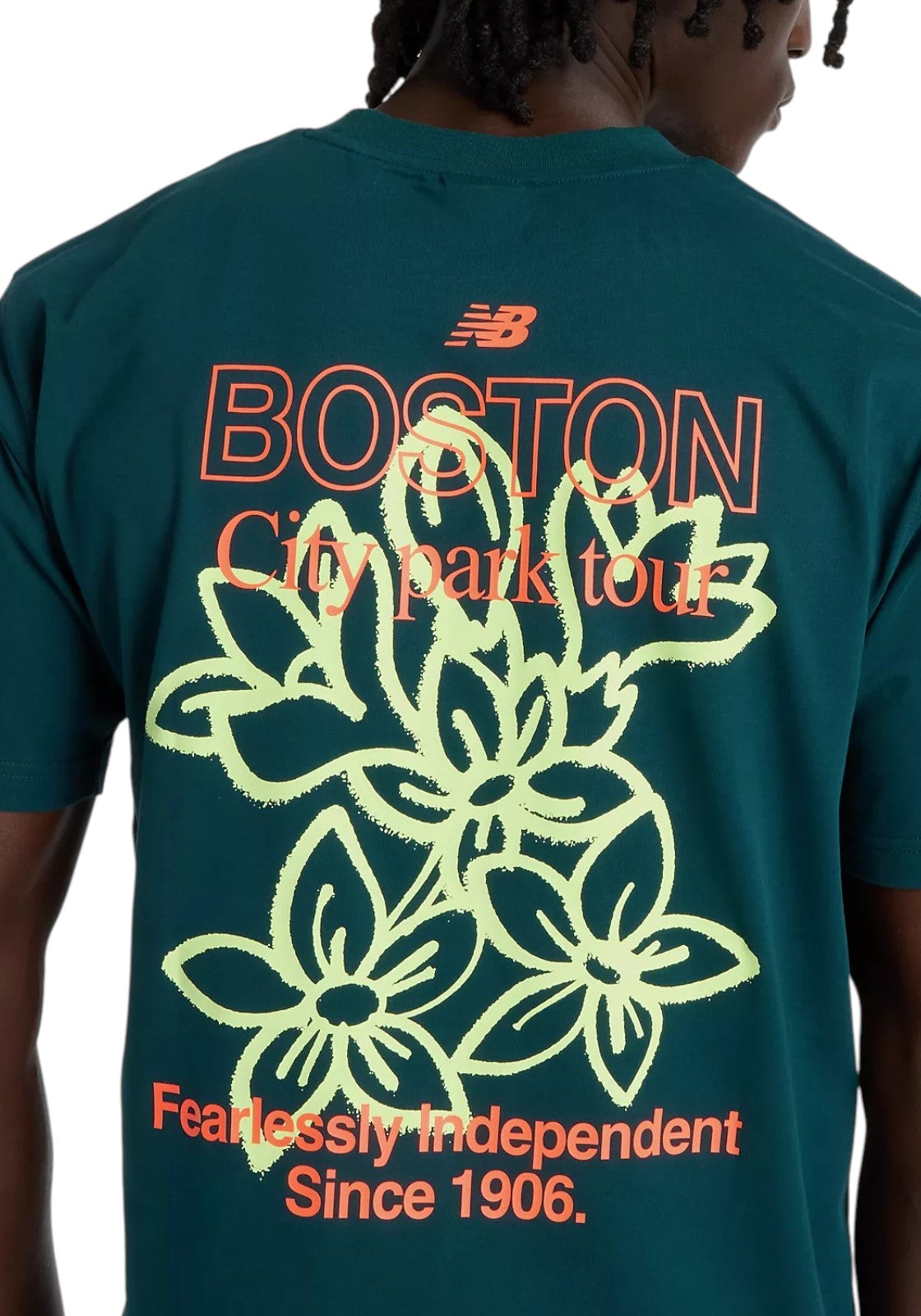 T-SHIRT E CANOTTE Verde/arancio New Balance