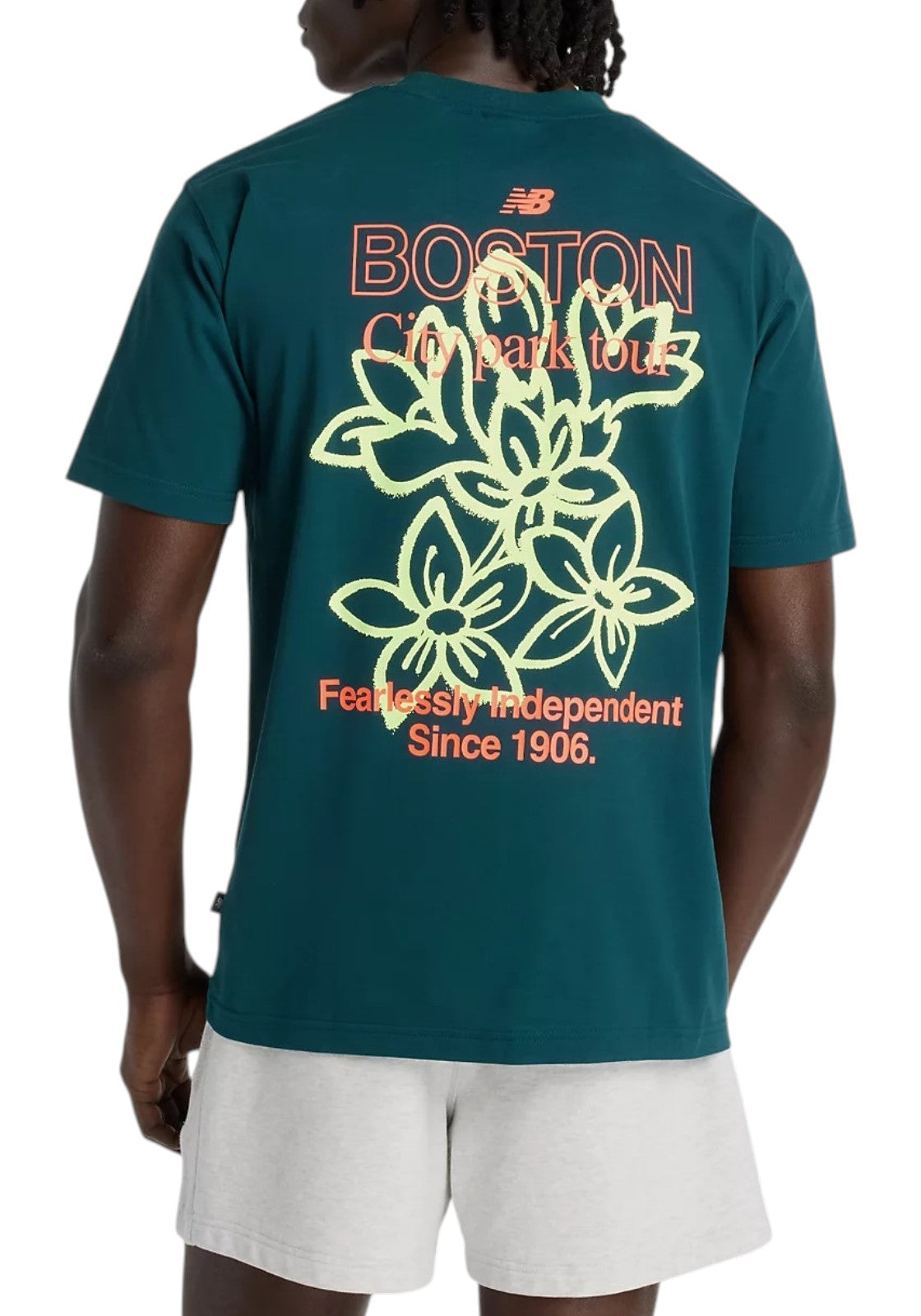 T-SHIRT E CANOTTE Verde/arancio New Balance