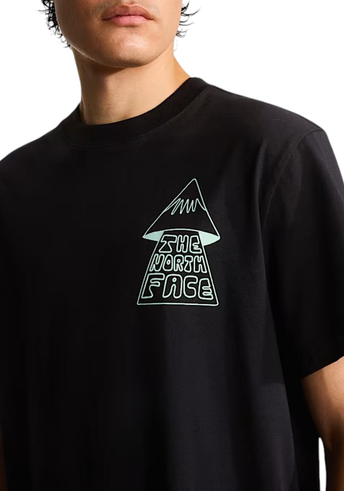 T-SHIRT E CANOTTE Nero/verde The North Face