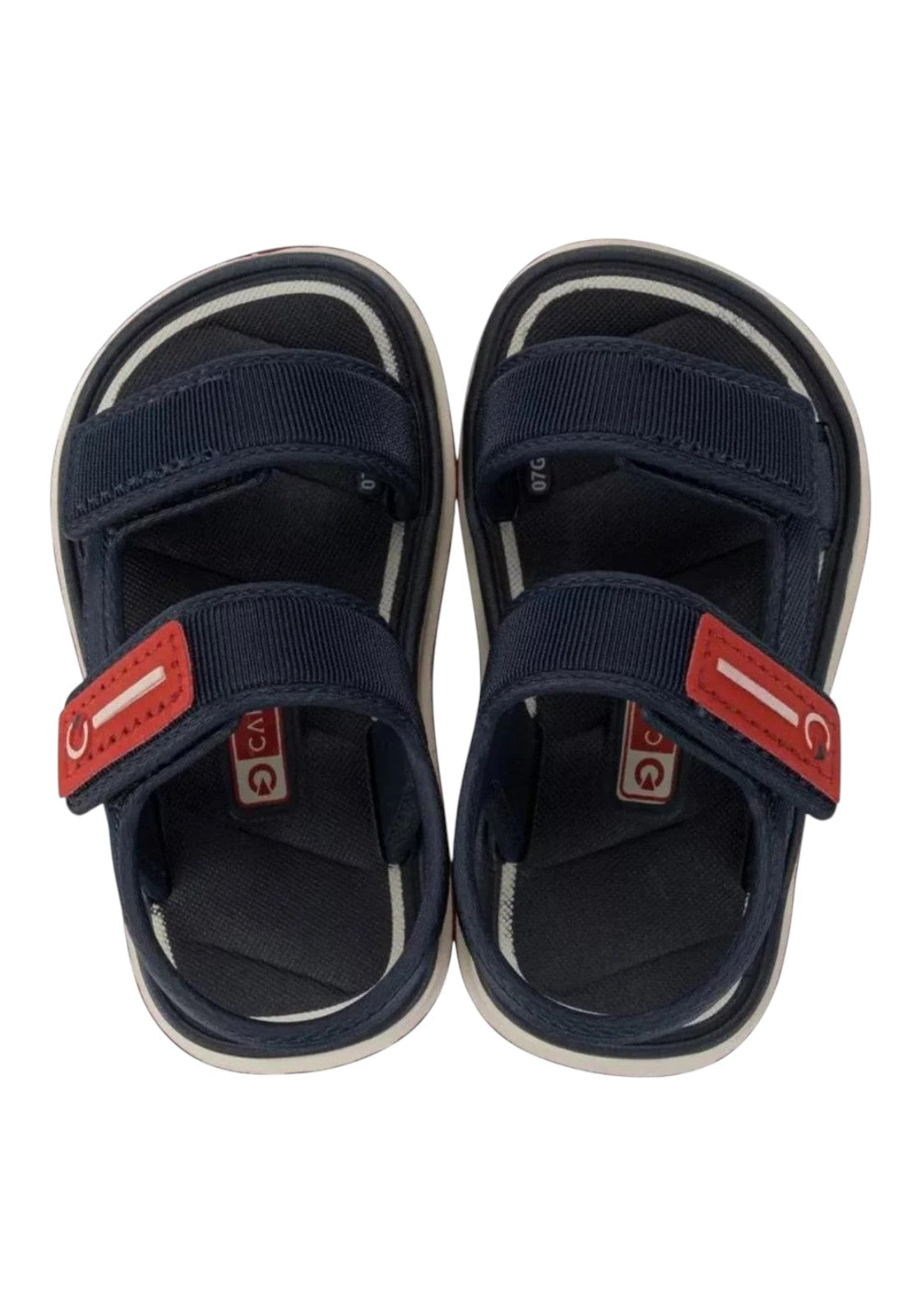 CIABATTE-INFRADITO Blu/rosso Cartago