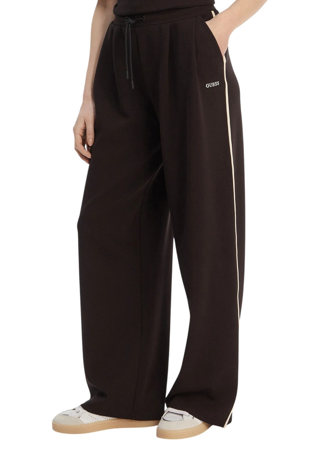 PANTALONI Nero/panna Guess