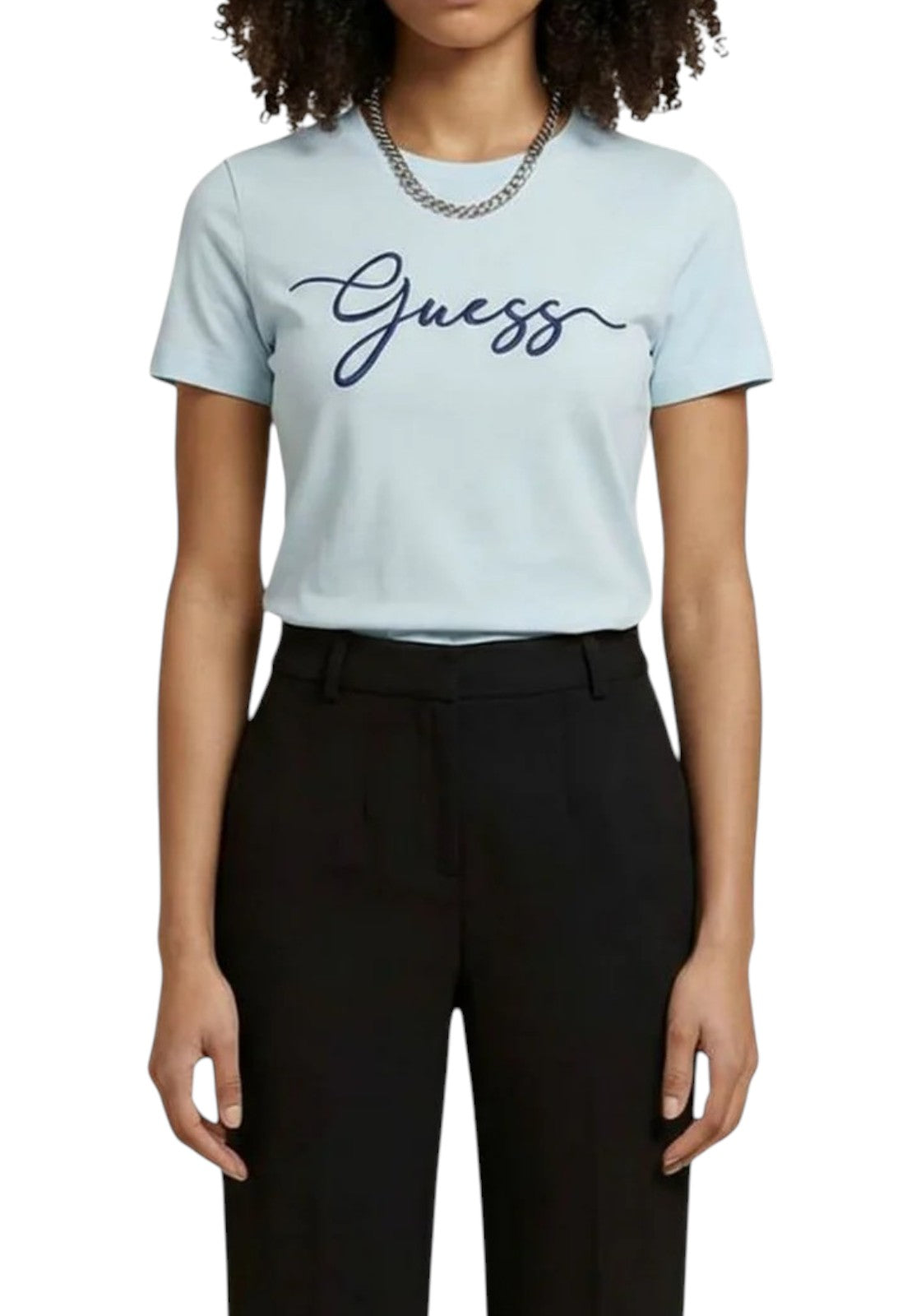 T-SHIRT E CANOTTE Celeste/blu Guess