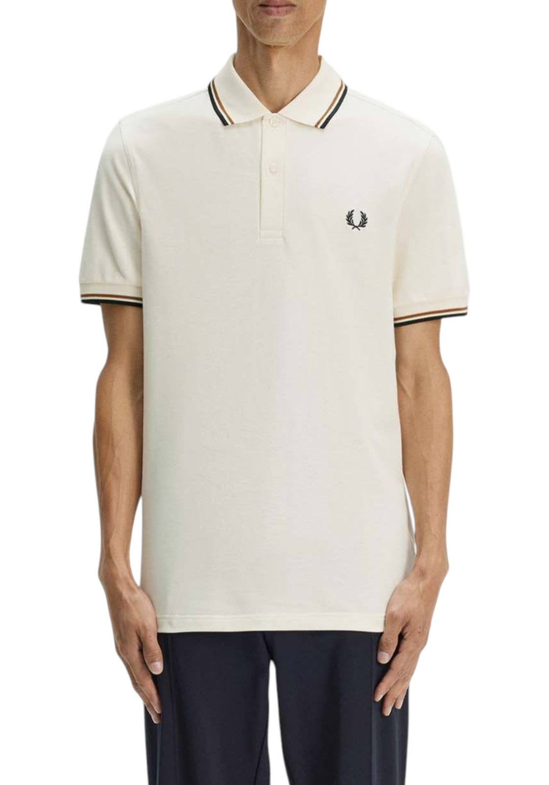 MAGLIONI E POLO Ecru Fred Perry