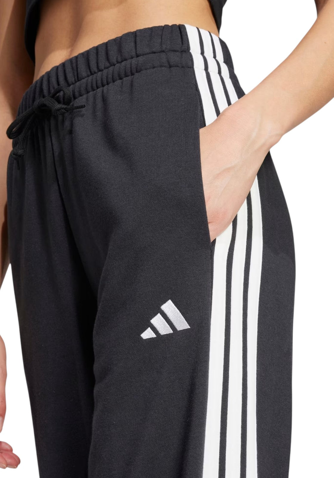 PANTALONI Nero/bianco Adidas