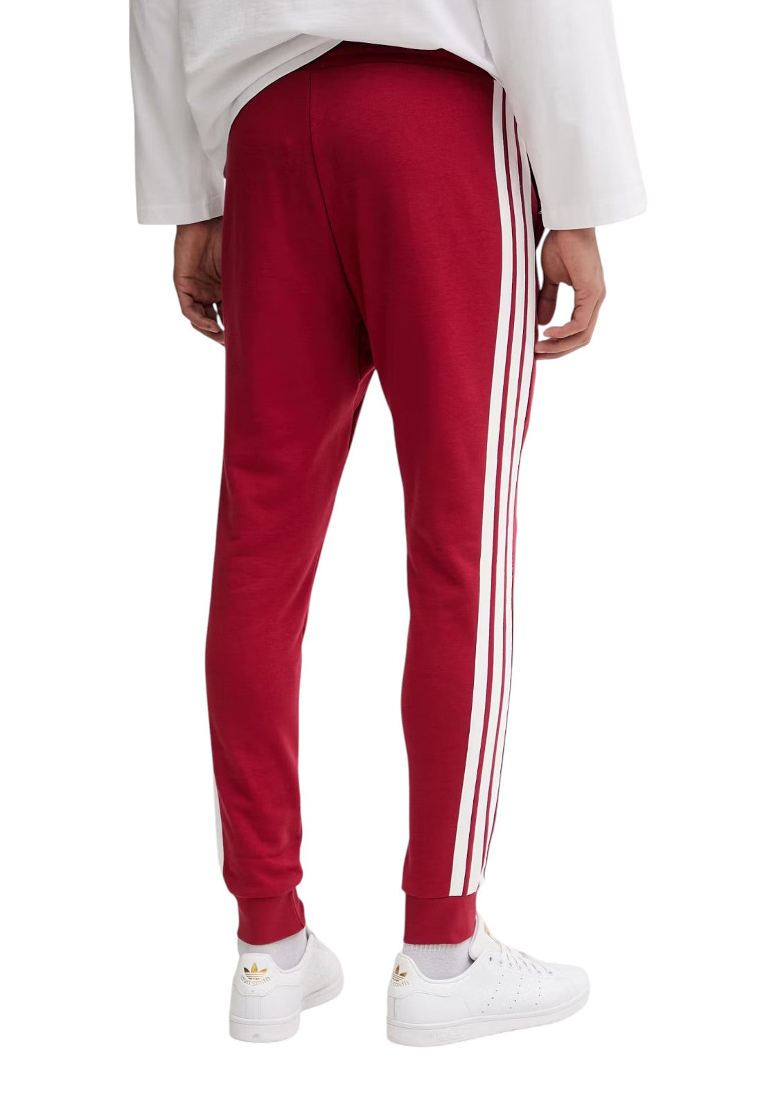 PANTALONI Rosso/bianco Adidas
