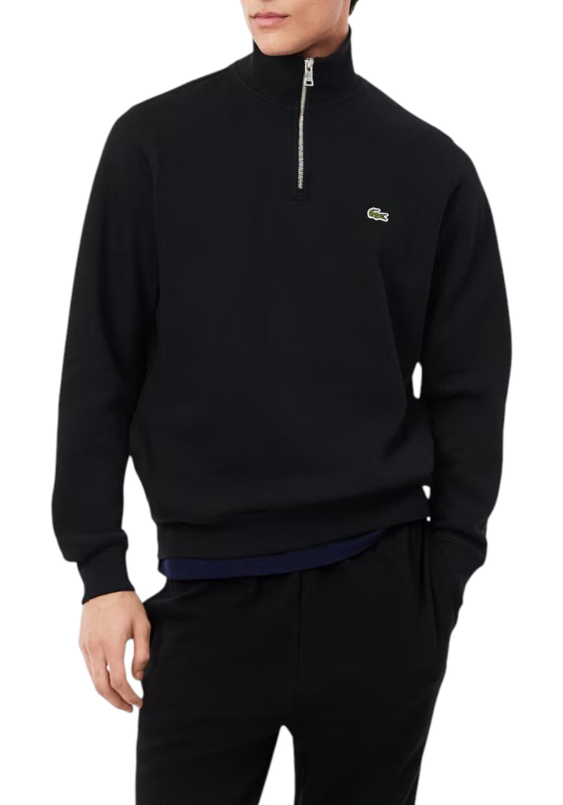 MAGLIONI E POLO Nero Lacoste