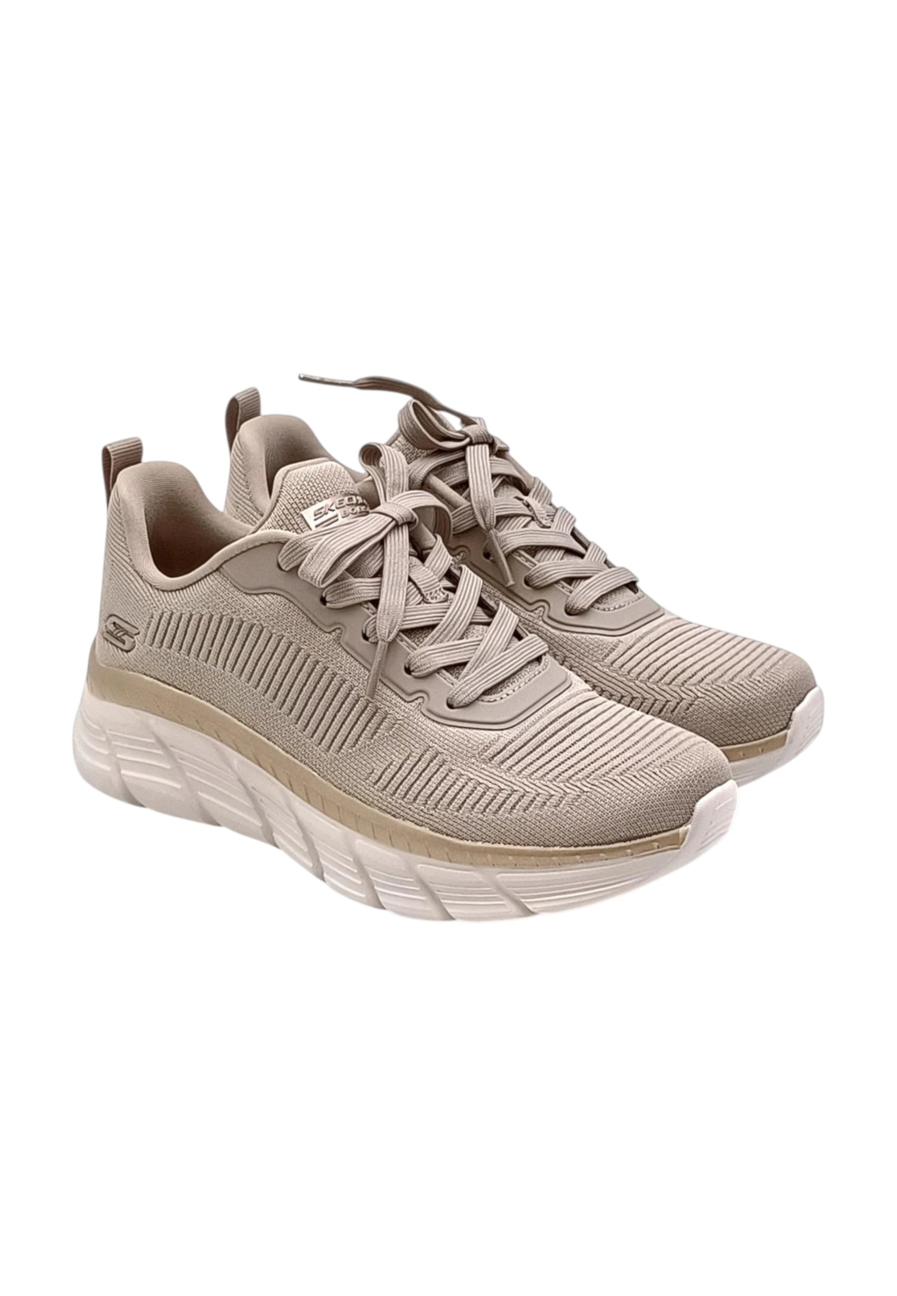 SCARPE Beige/oro Skechers
