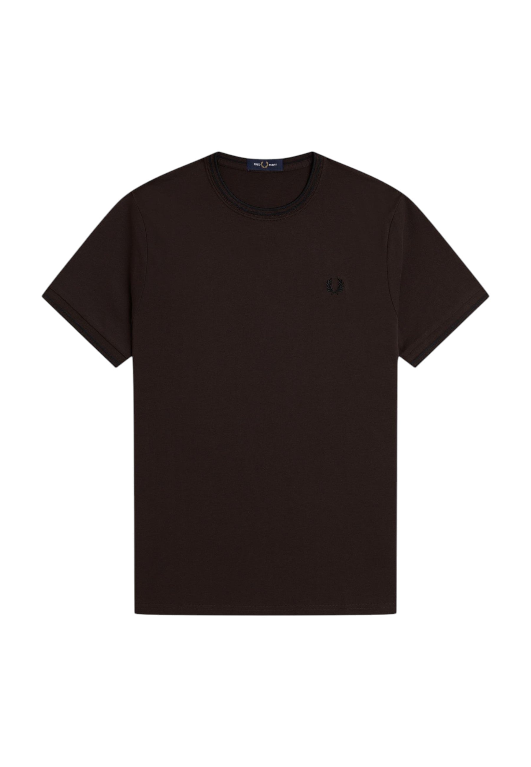 T-SHIRT E CANOTTE Marrone/nero Fred Perry