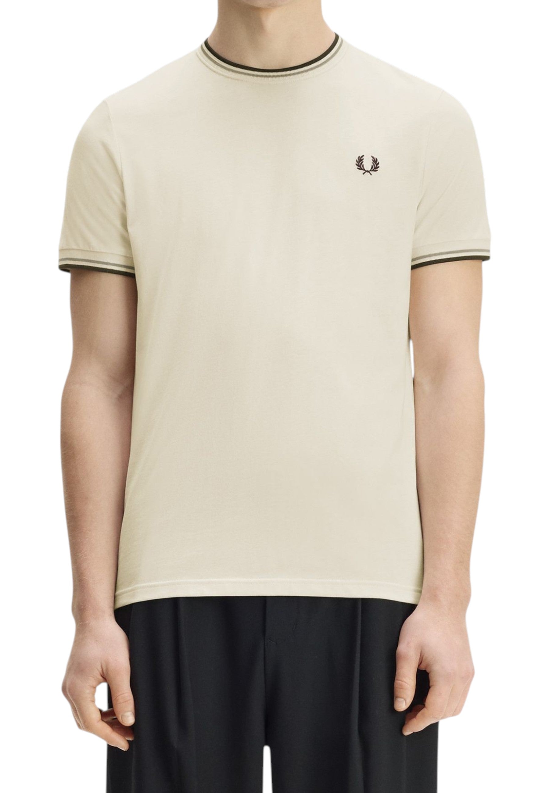 T-SHIRT E CANOTTE Panna/blu Fred Perry