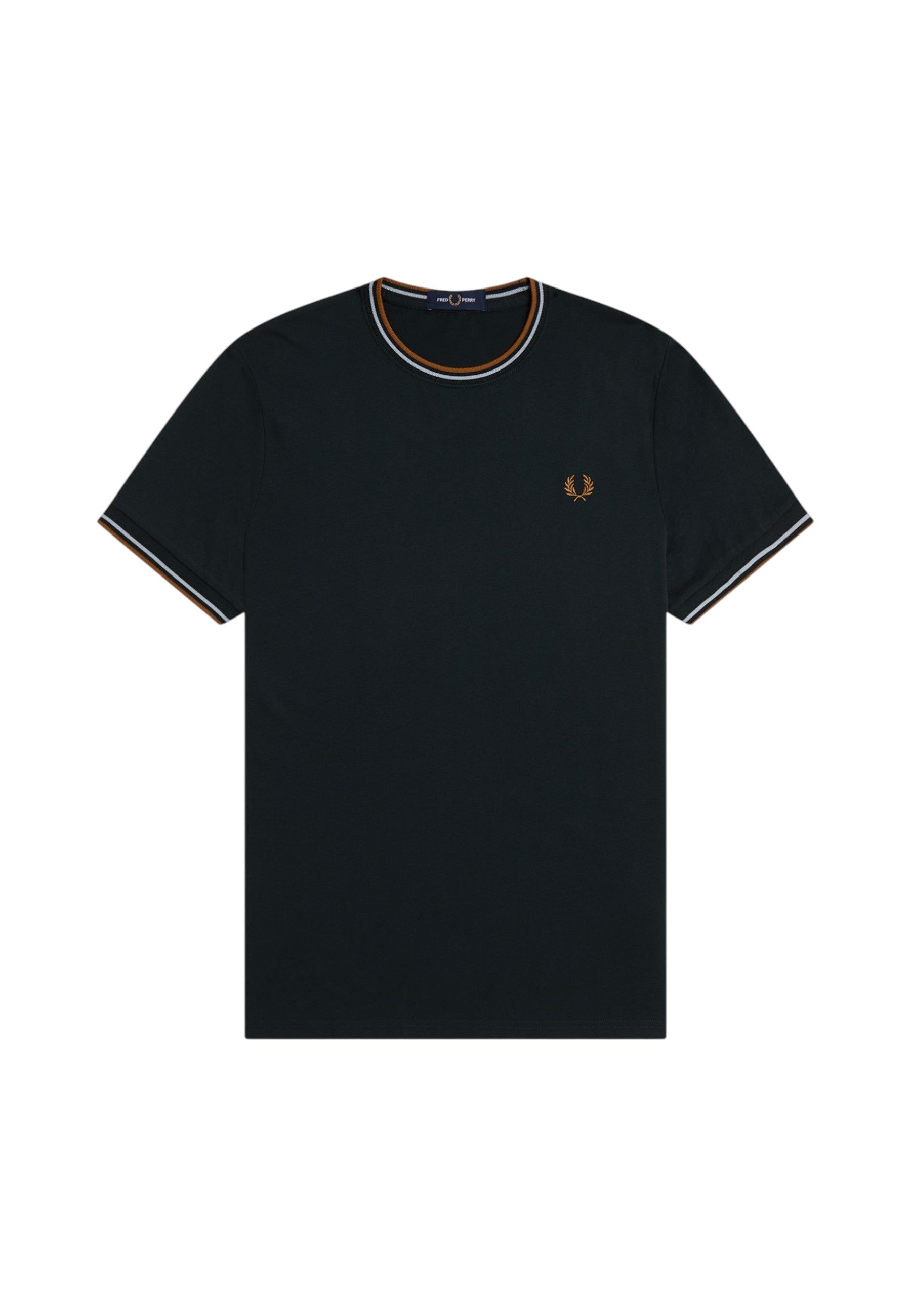 T-SHIRT E CANOTTE Verde/beige Fred Perry