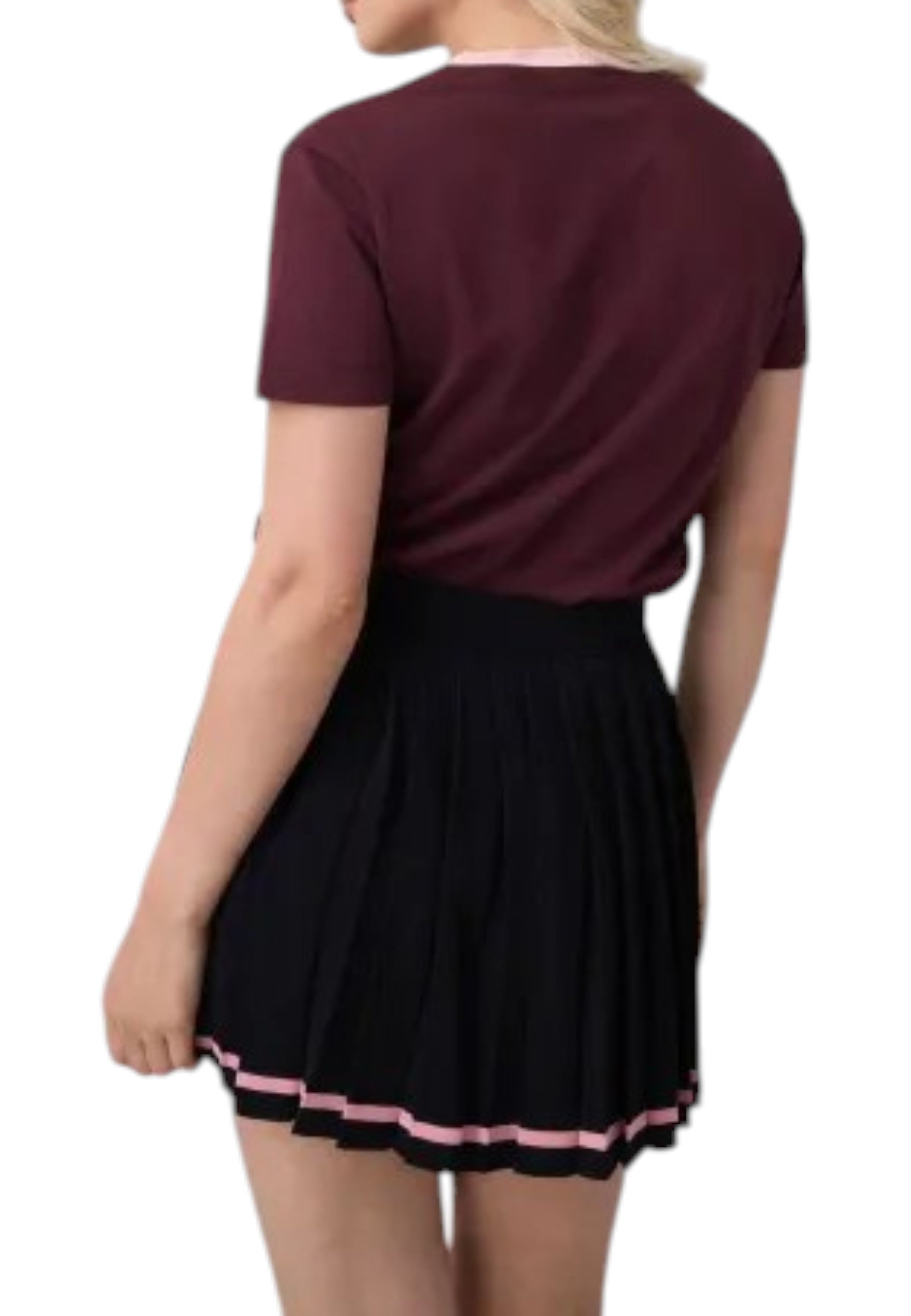 T-SHIRT E CANOTTE Bordeaux/rosa Guess