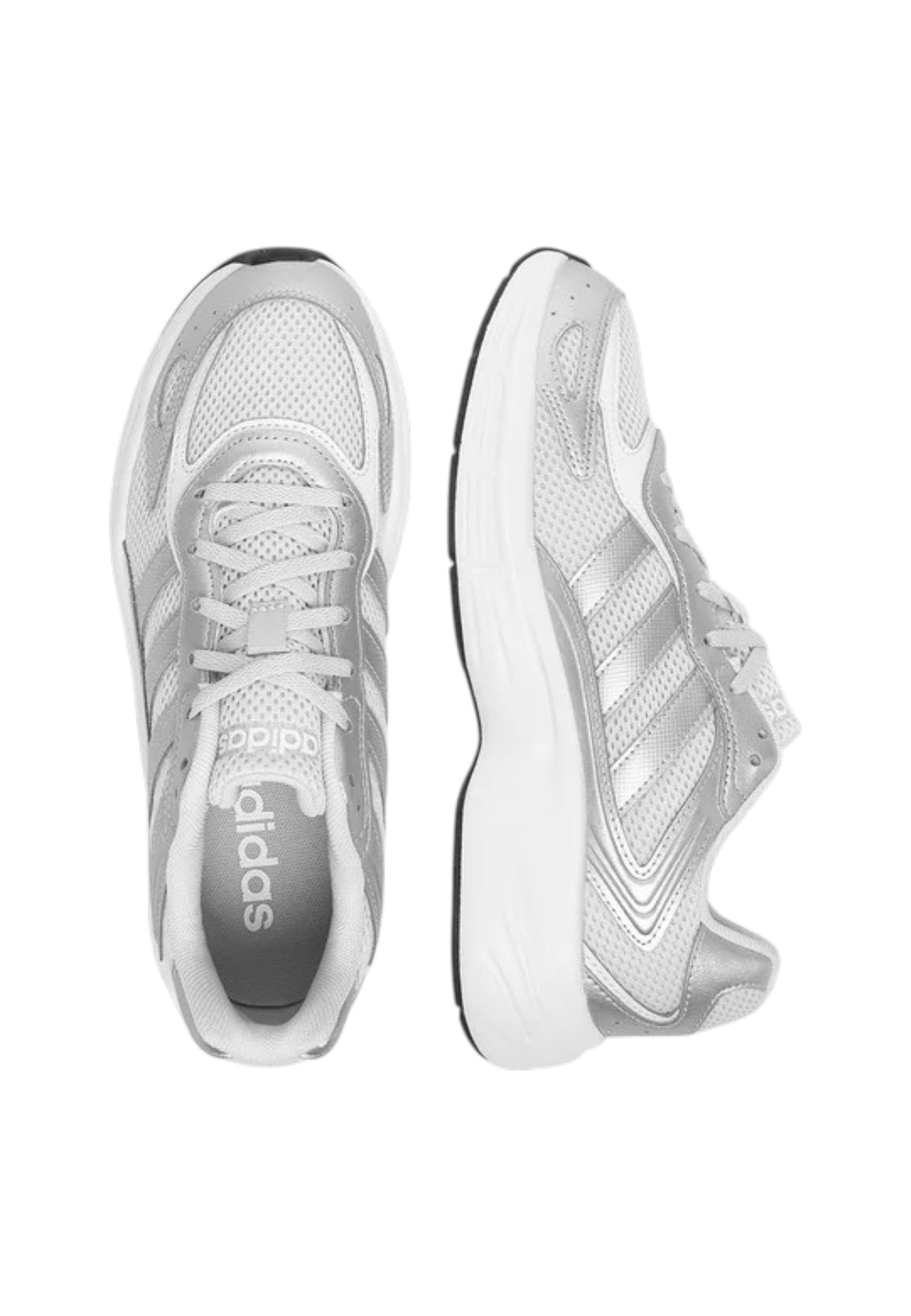 SCARPE Argento Adidas