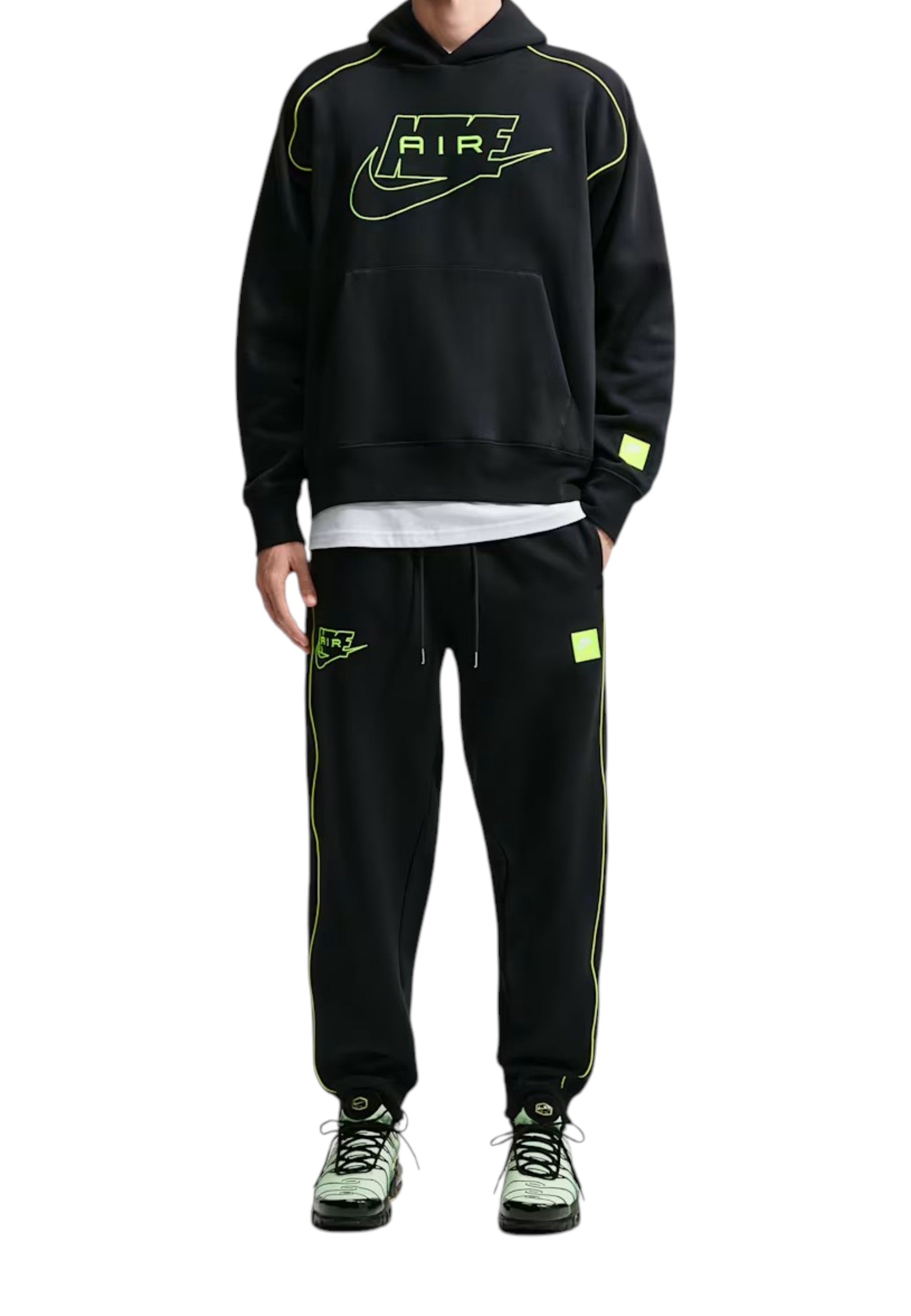 PANTALONI Nero/giallo Nike