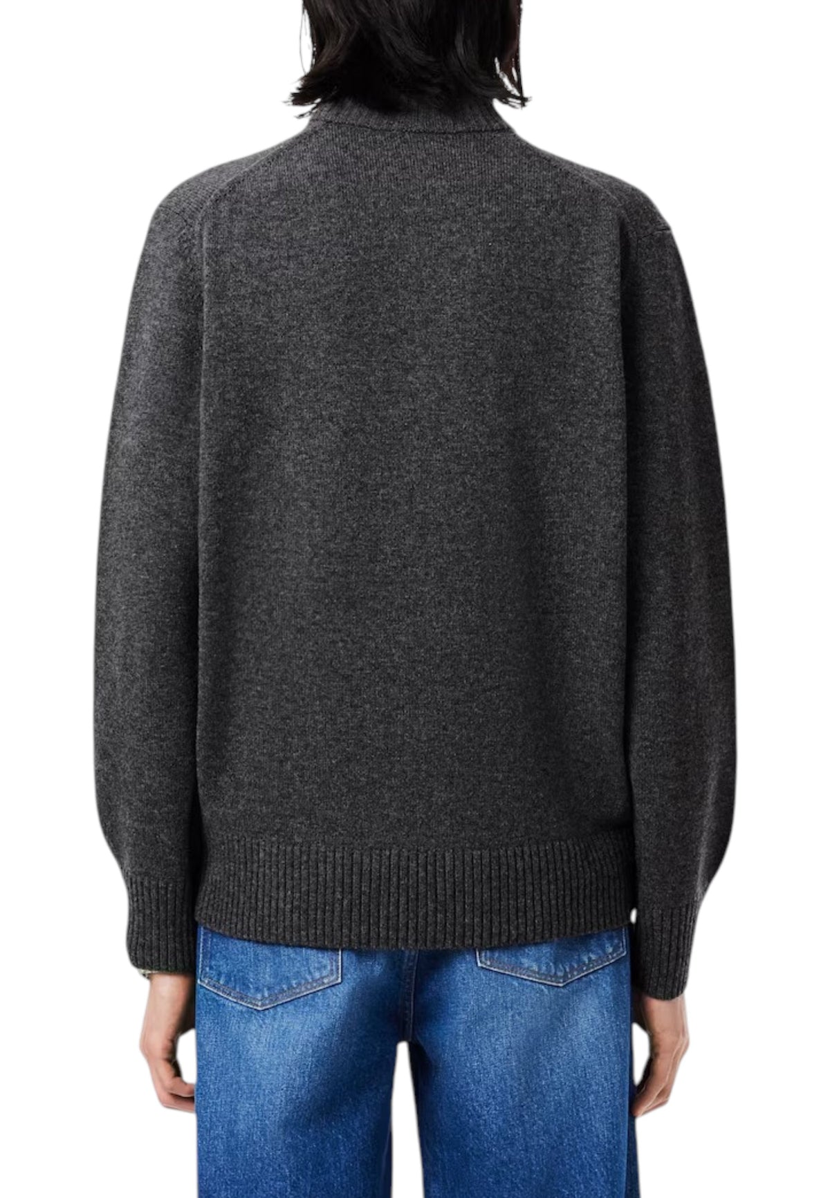 MAGLIONI E POLO Grigio Melange Lacoste