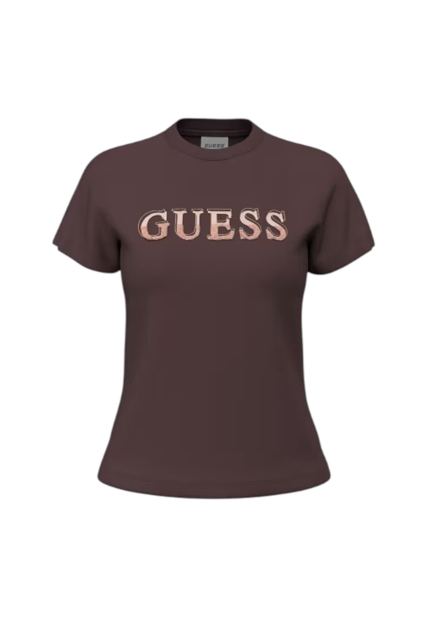 T-SHIRT E CANOTTE Marrone/rosa Guess