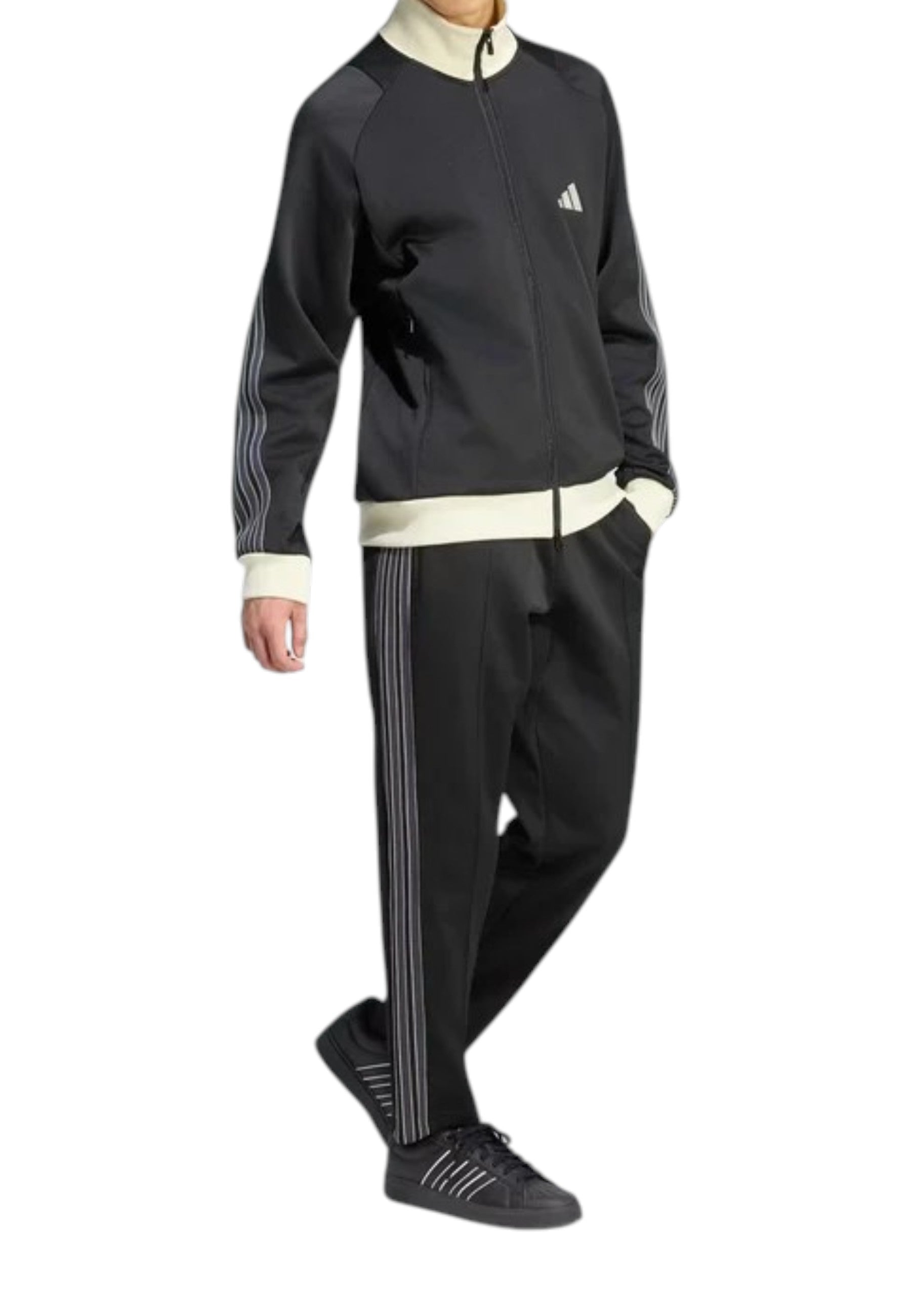 PANTALONI Nero/panna Adidas