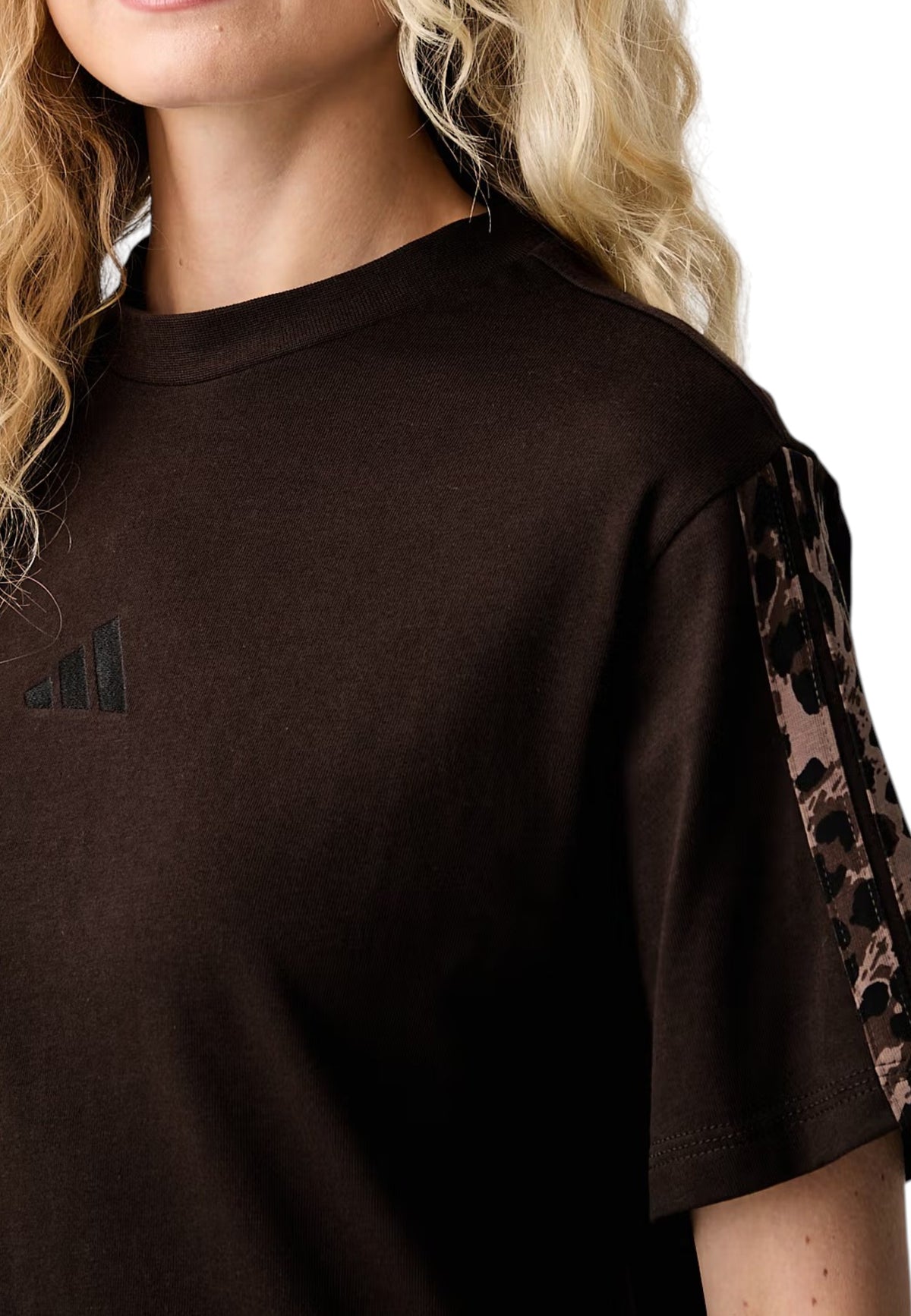 T-SHIRT E CANOTTE Marrone/beige Adidas