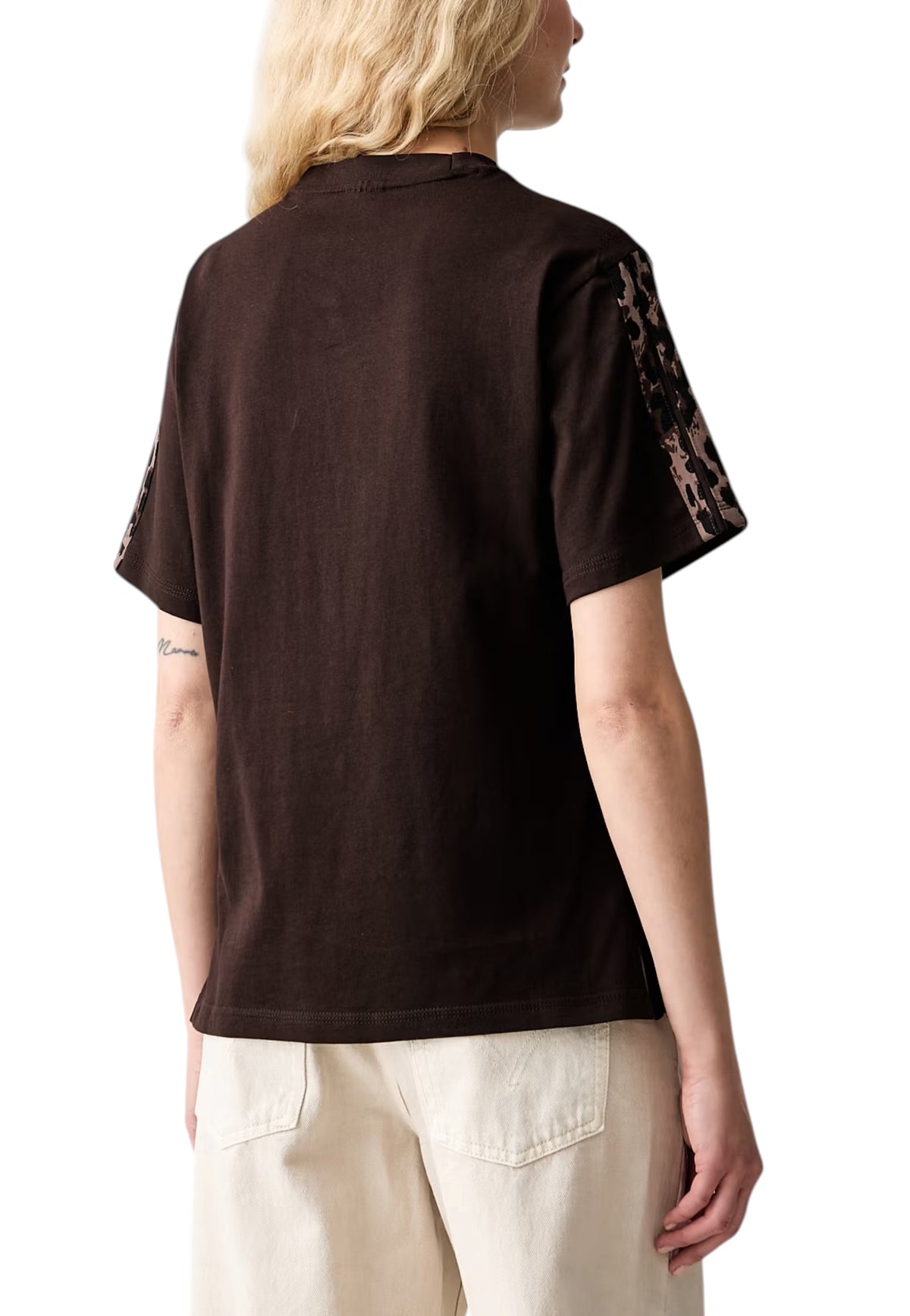 T-SHIRT E CANOTTE Marrone/beige Adidas