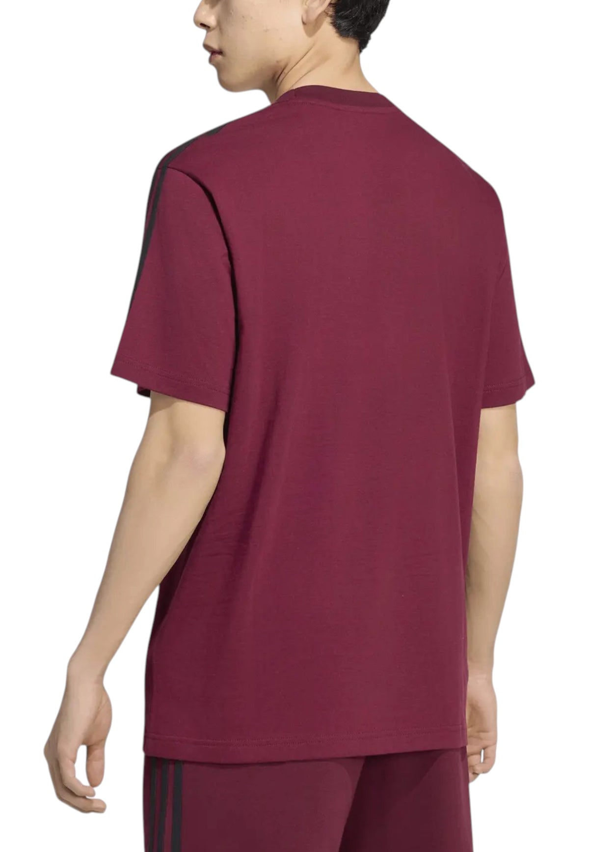 T-SHIRT E CANOTTE Bordeaux/nero Adidas
