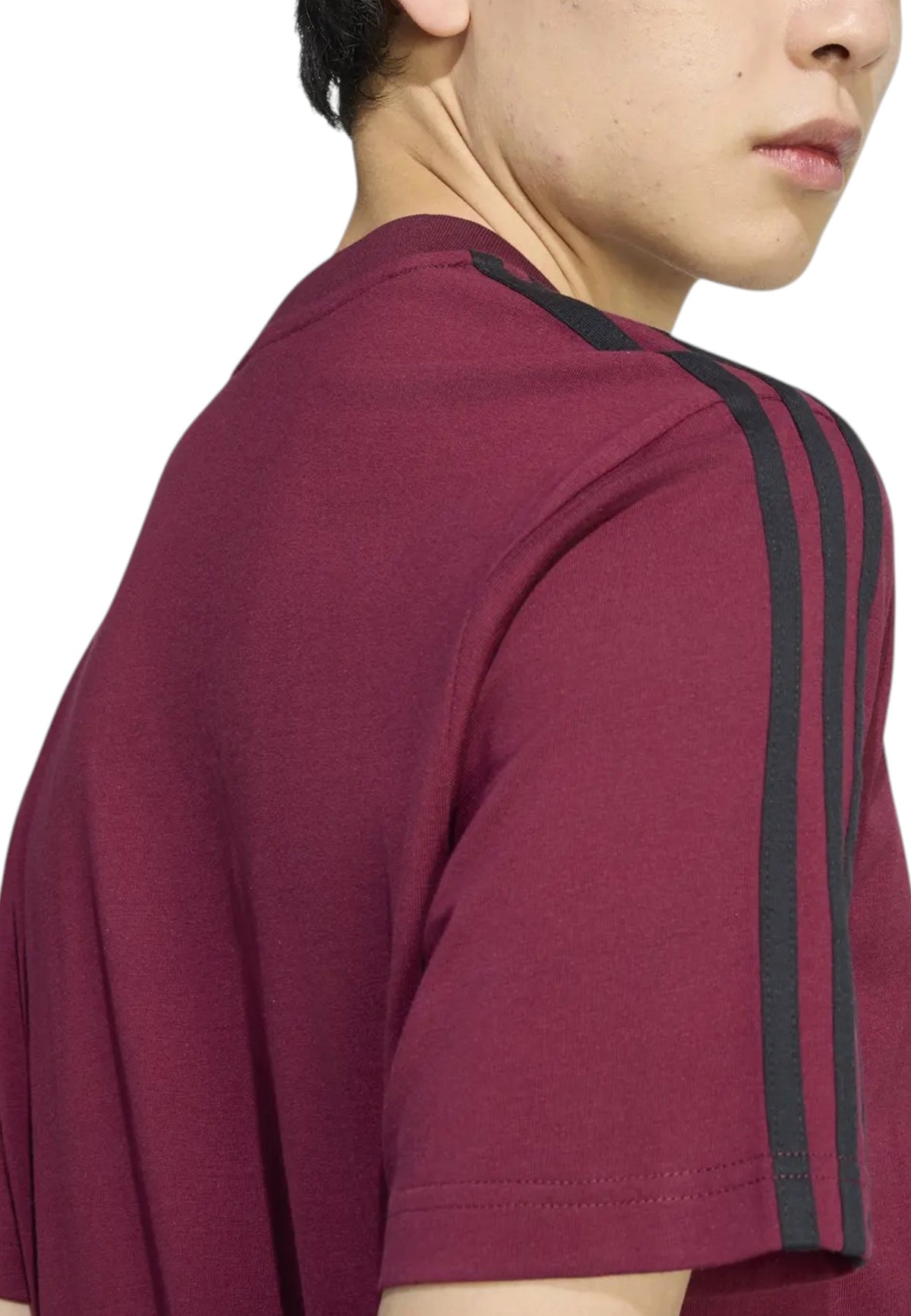 T-SHIRT E CANOTTE Bordeaux/nero Adidas