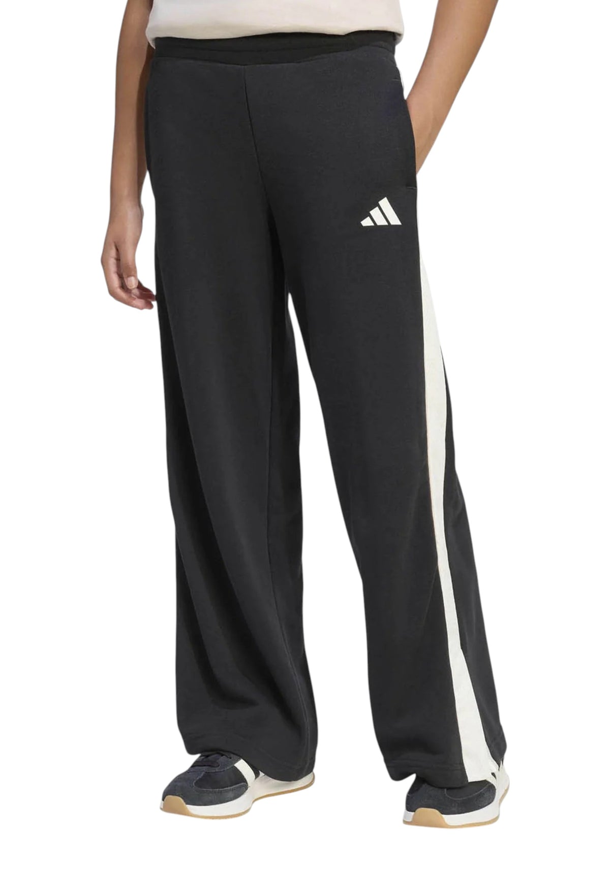 PANTALONI Nero/bianco Adidas