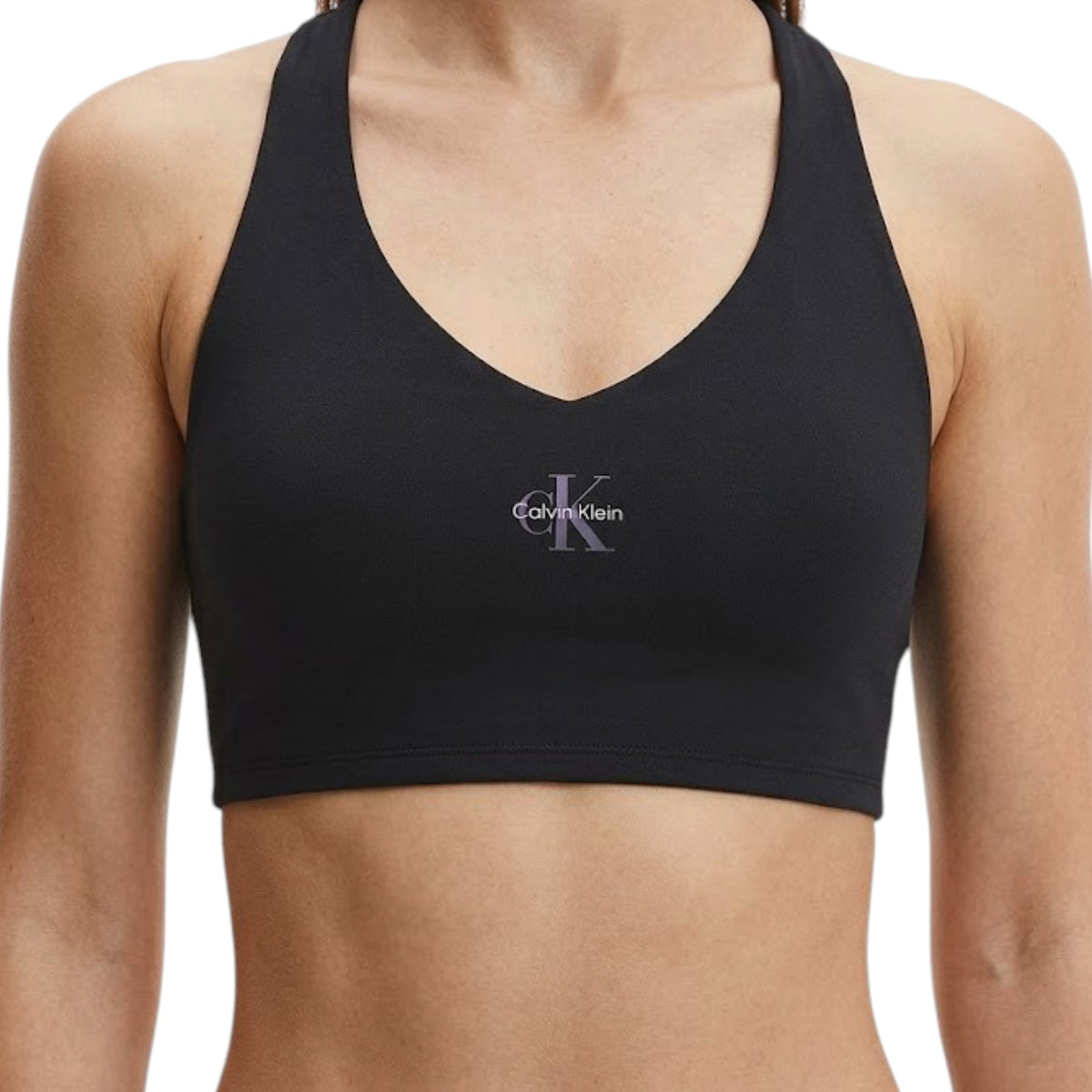 TOP PALESTRA Nero Calvin Klein