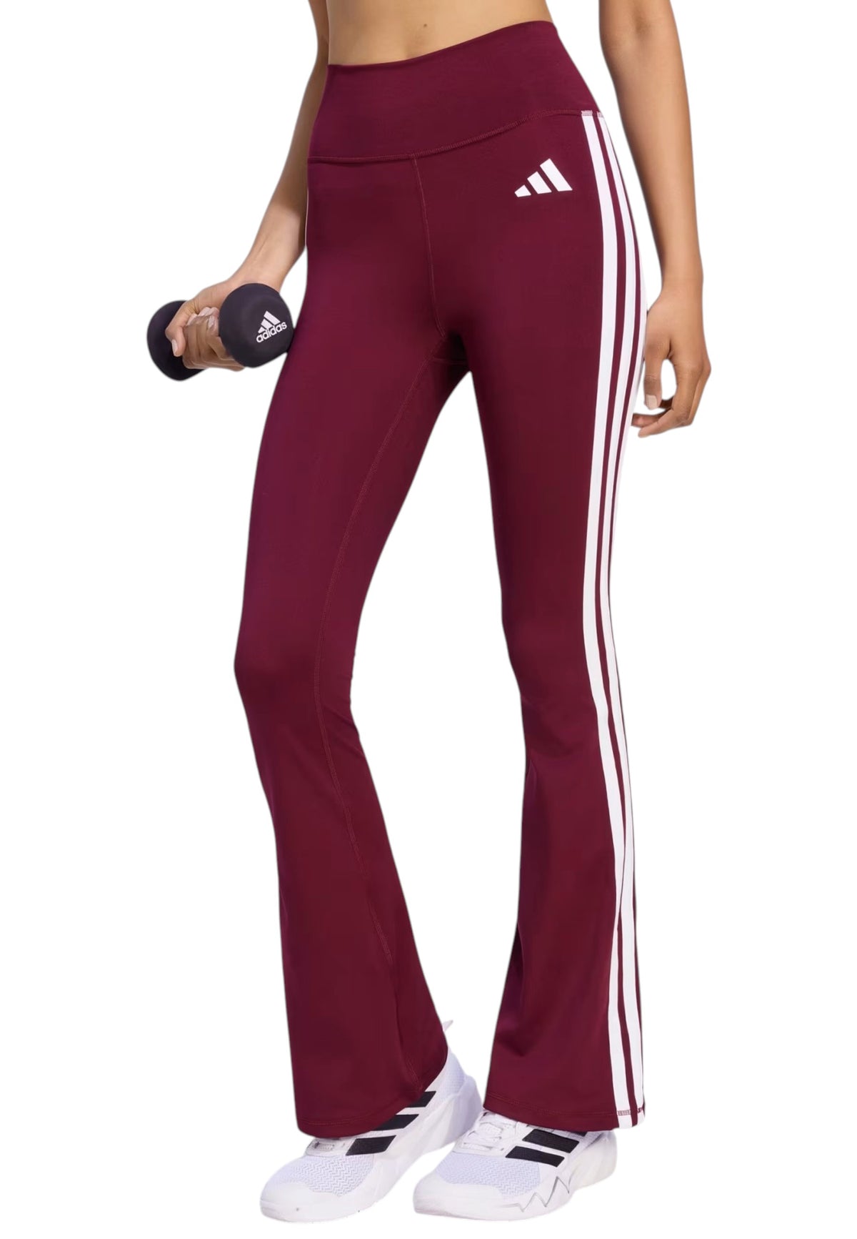 PANTALONI Bordeaux/bianco Adidas
