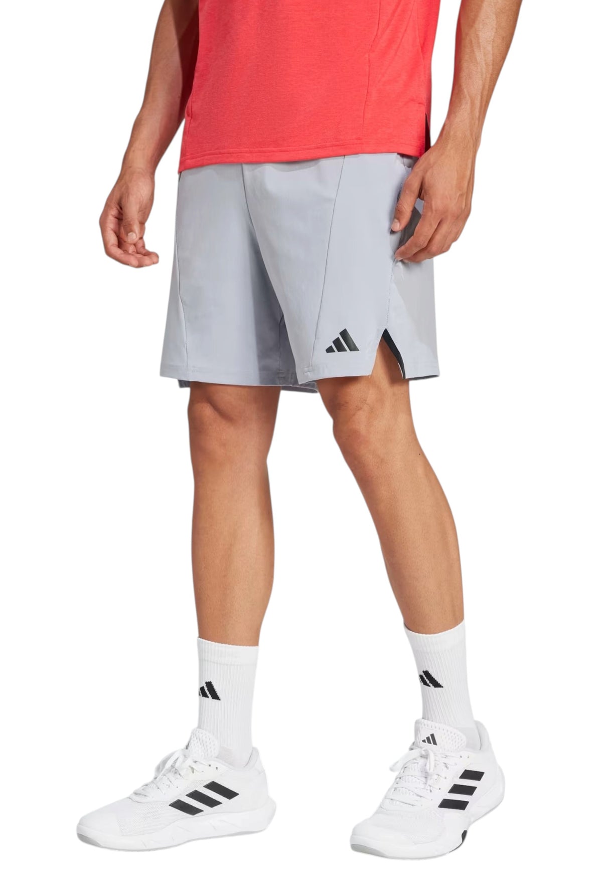 PANTALONCINI Grigio Chiaro Adidas