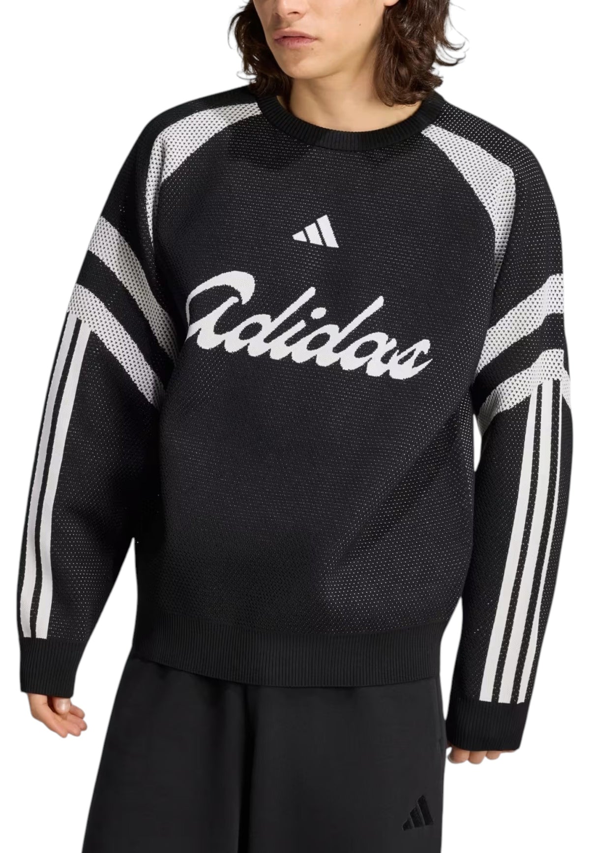 MAGLIONI E POLO Nero/bianco Adidas