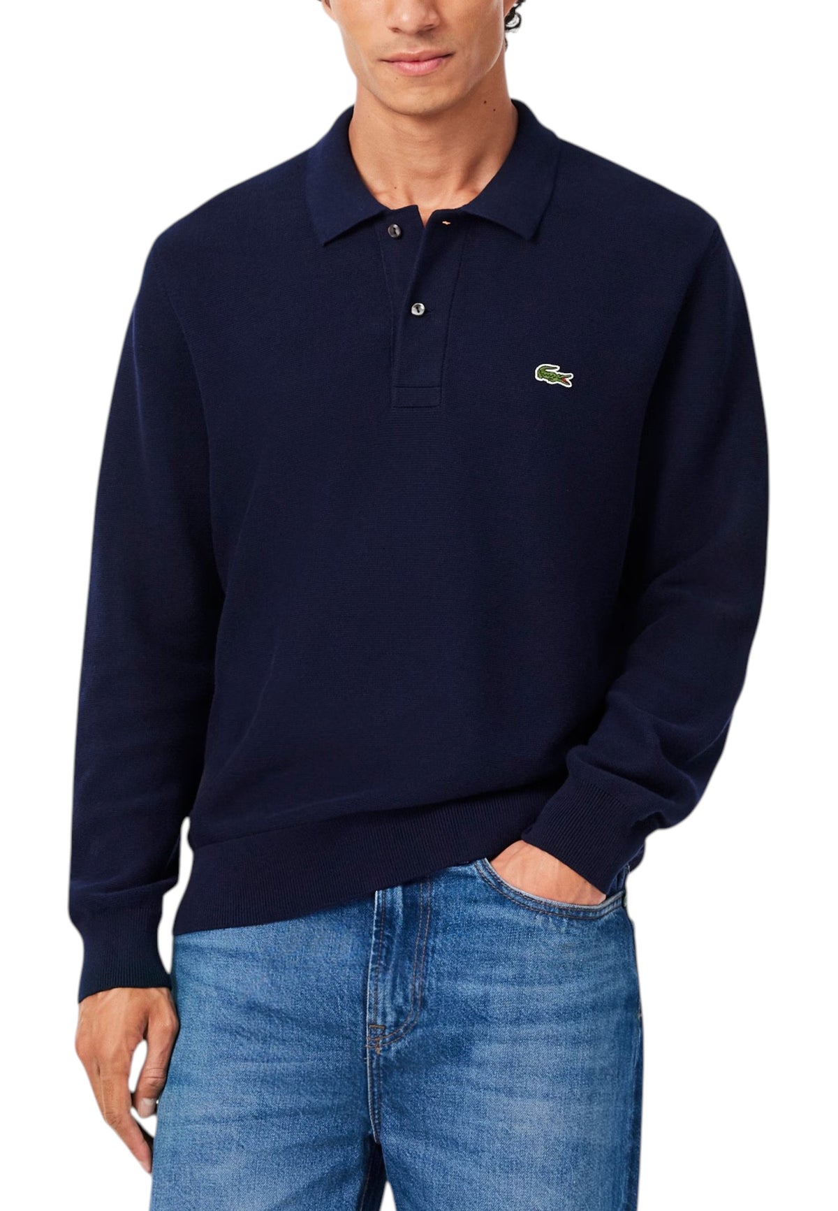 MAGLIONI E POLO Blu Lacoste