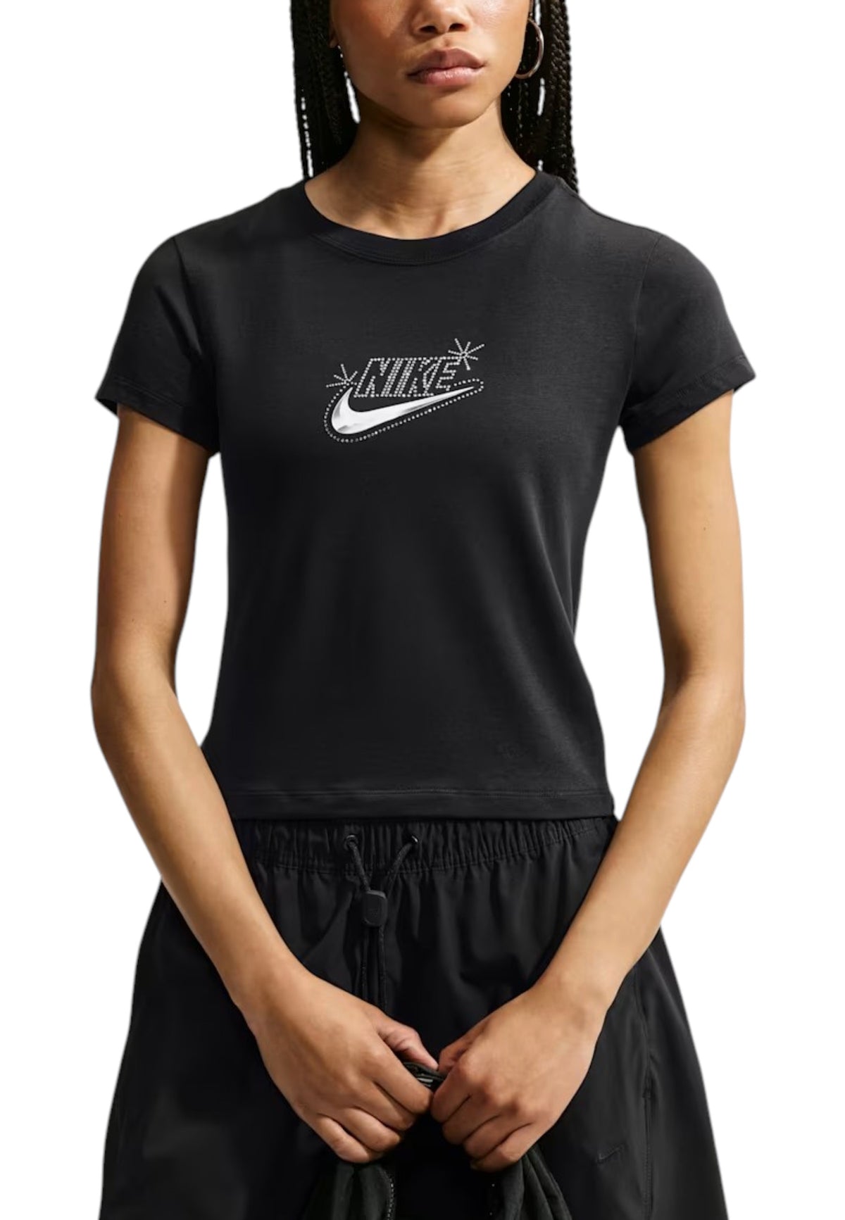 T-SHIRT E CANOTTE Nero/argento Nike