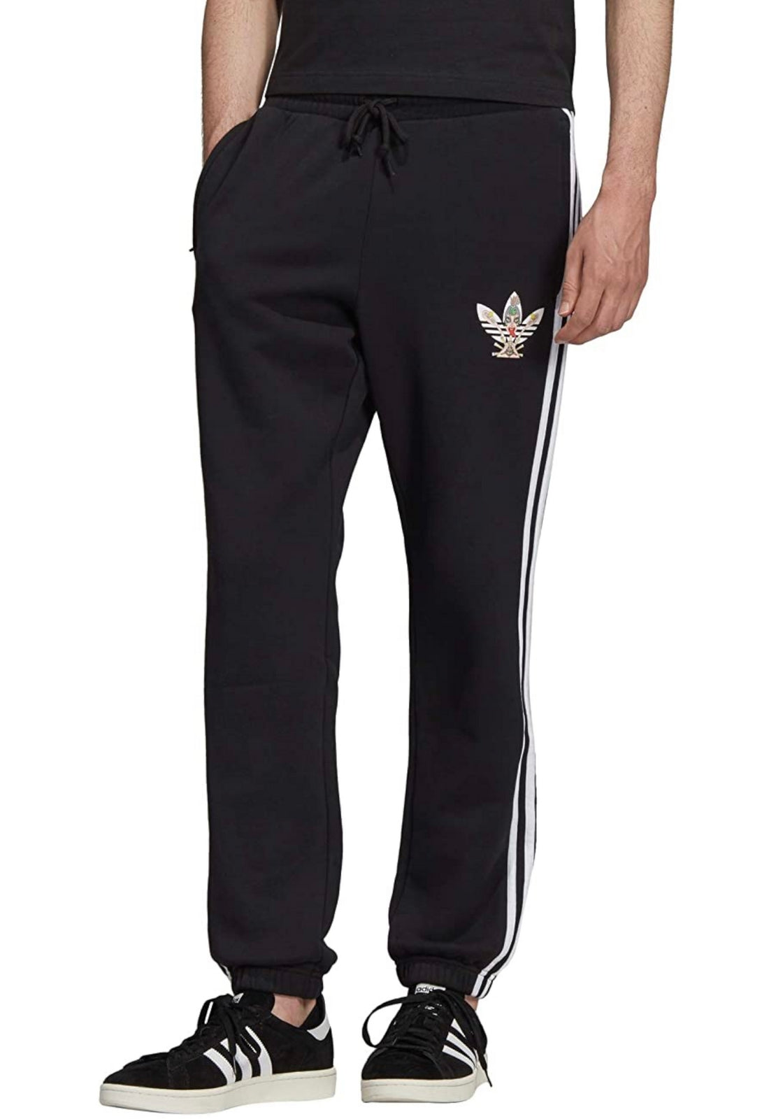 PANTALONI Nero/bianco Adidas