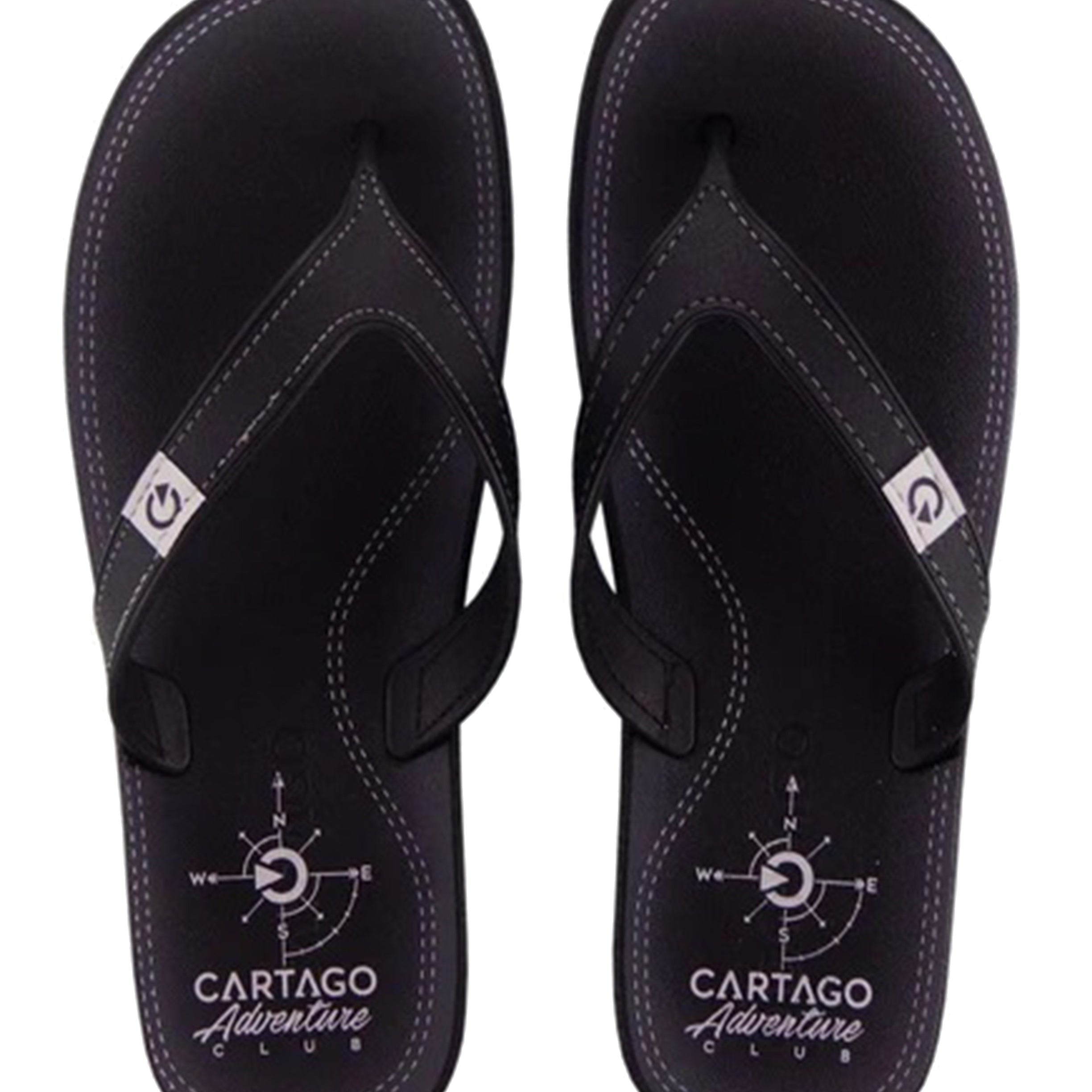 CIABATTE-INFRADITO Nero/grigio Cartago