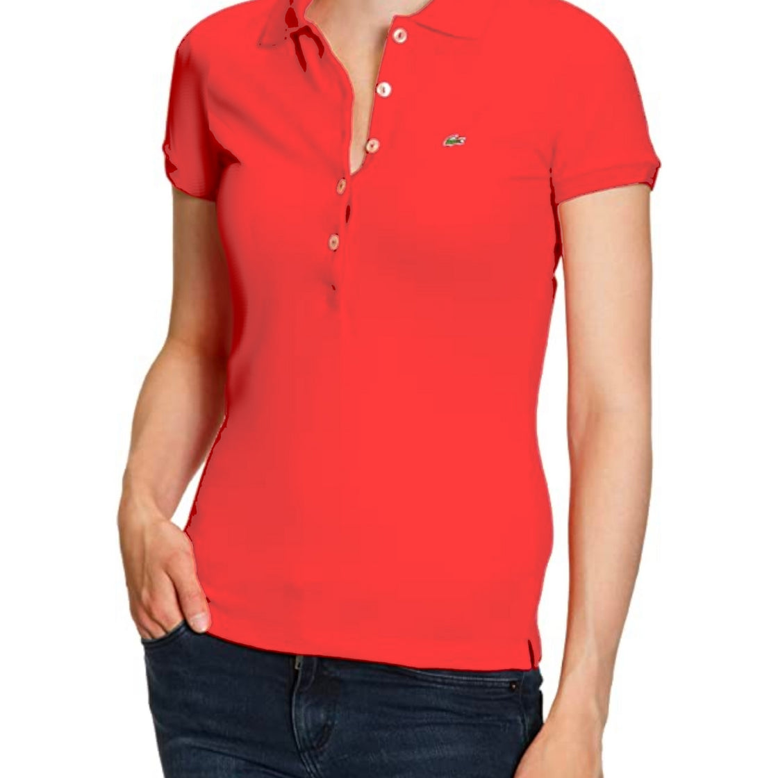 MAGLIONI E POLO Rosso Lacoste