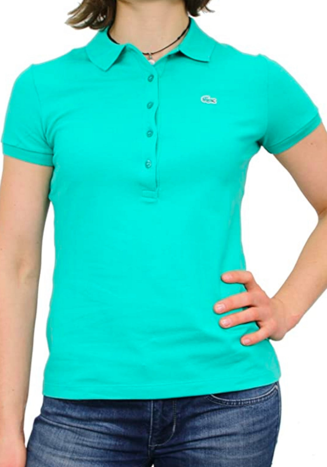 MAGLIONI E POLO Verde Acqua Lacoste