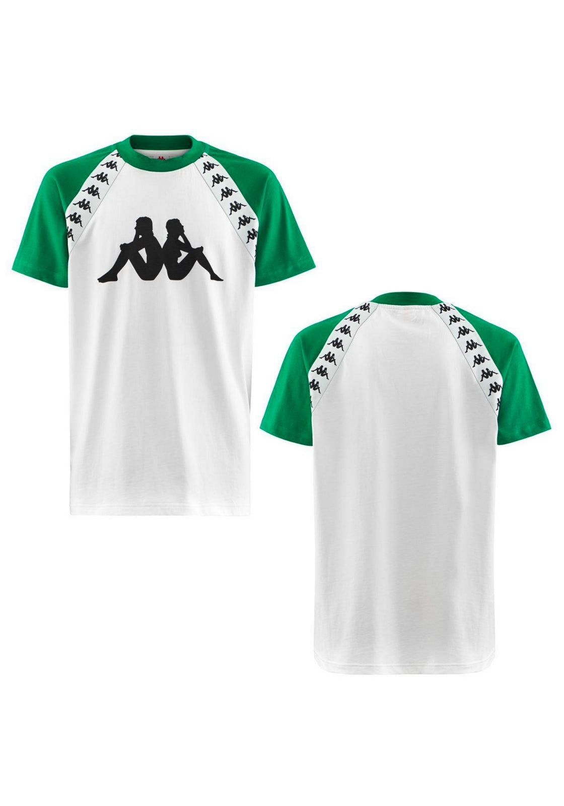 T-SHIRT E CANOTTE Bianco/verde Kappa