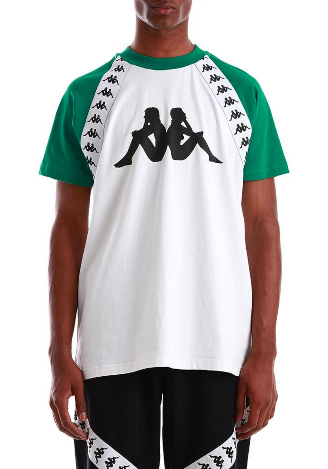 T-SHIRT E CANOTTE Bianco/verde Kappa