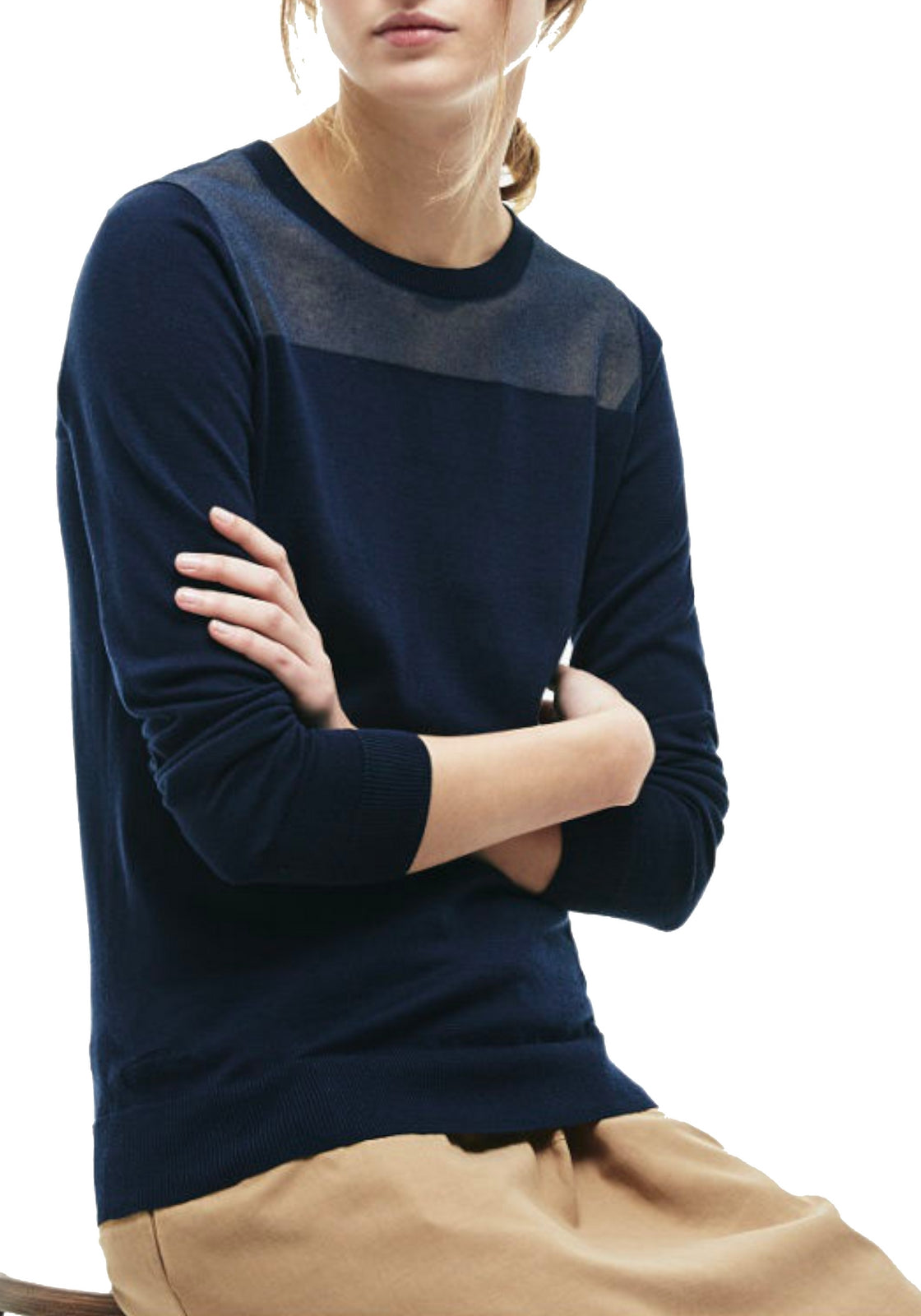 MAGLIONI E POLO Blu Lacoste