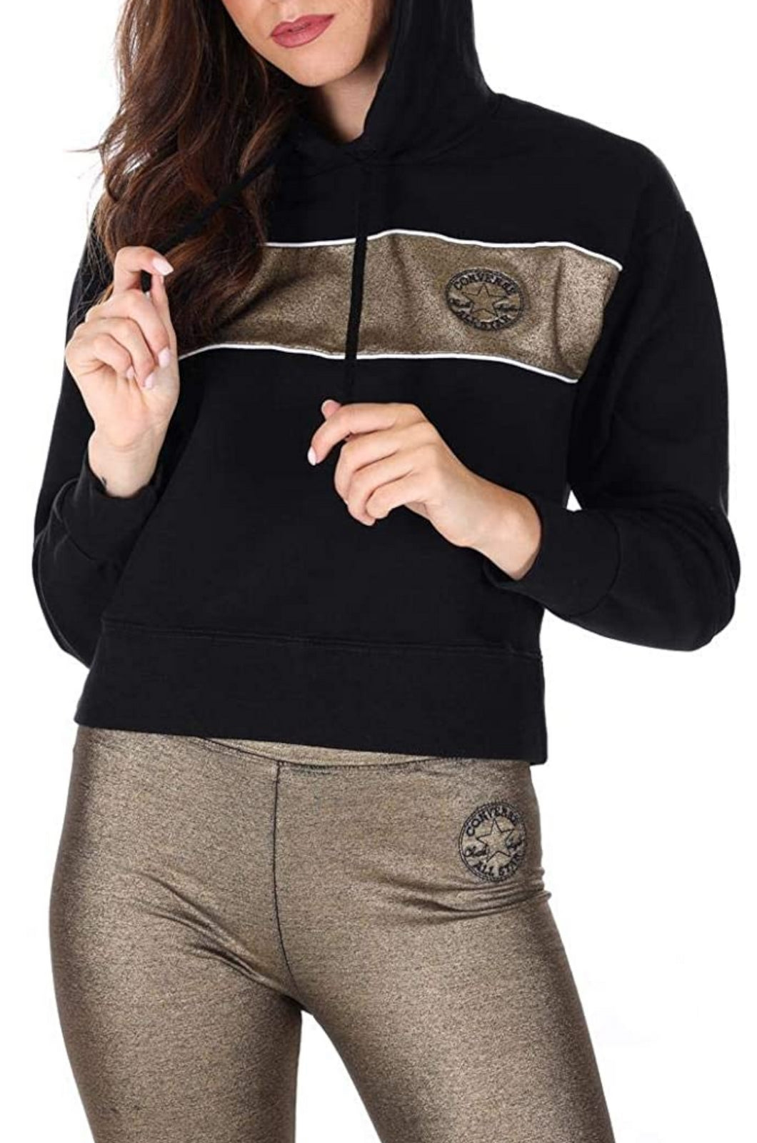 FELPE Nero/oro Converse