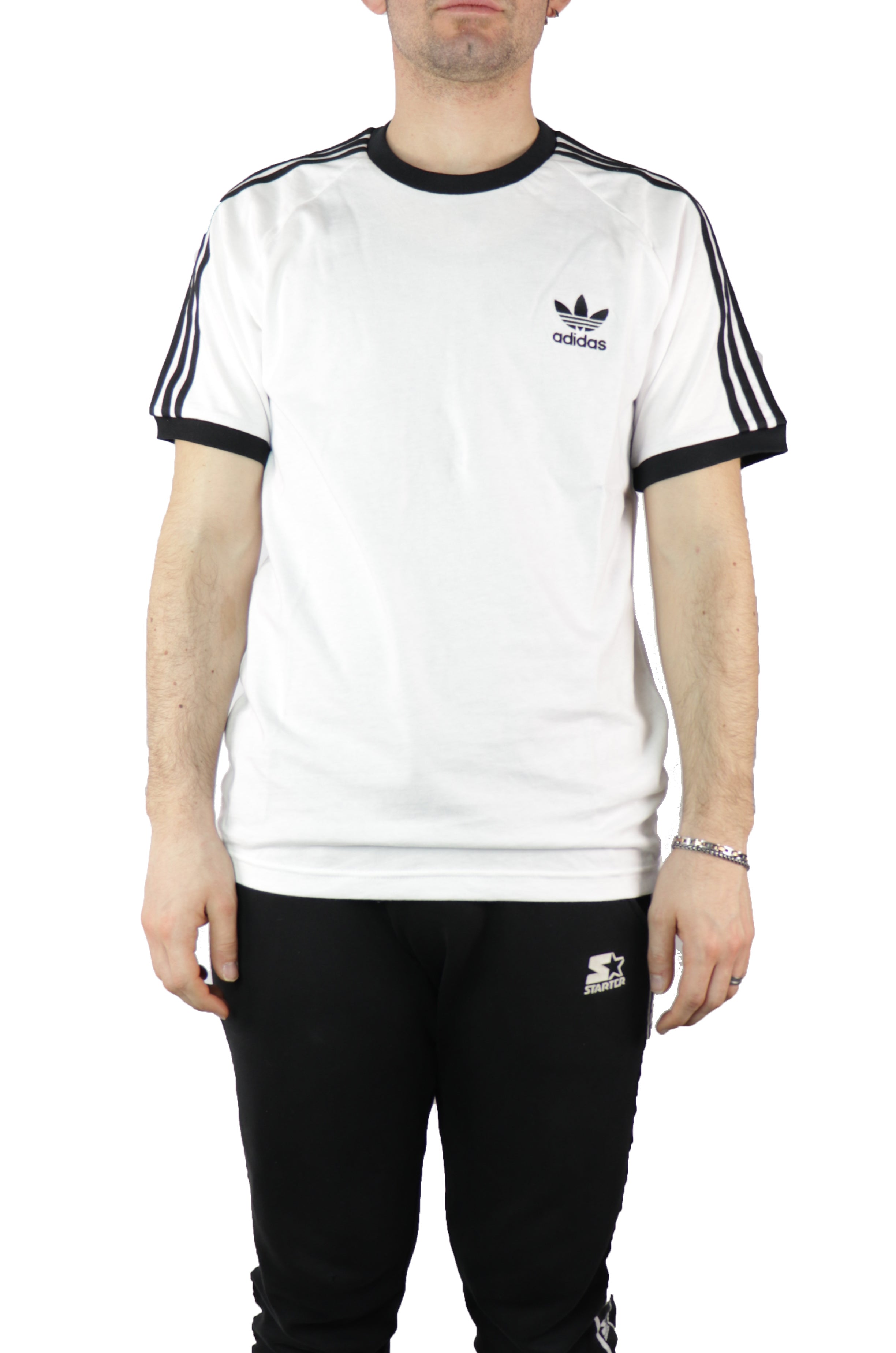 T-SHIRT E CANOTTE Bianco/nero Adidas Originals