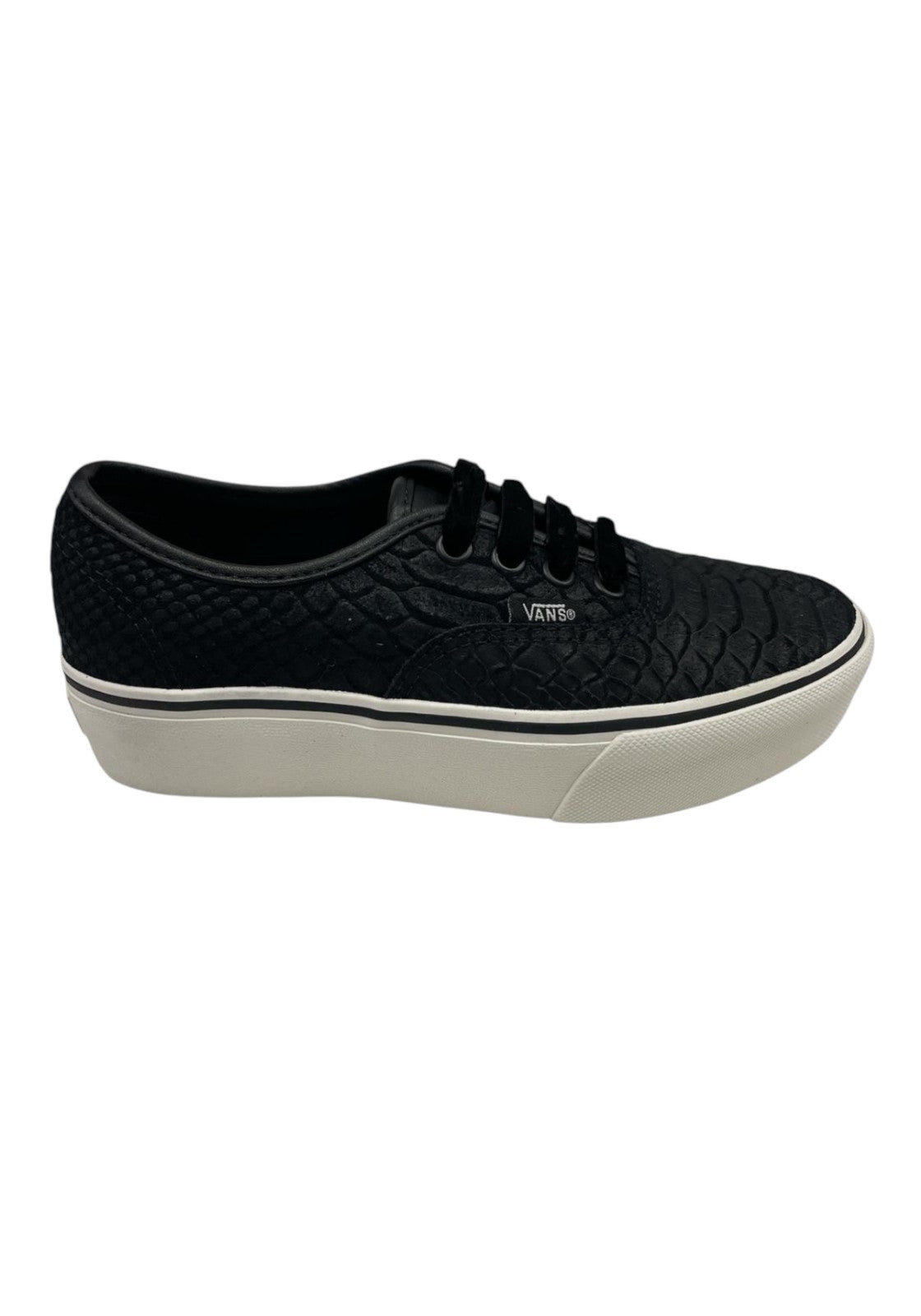 VANS AUTHENTICH PLATFORM LEATHER COL BLK