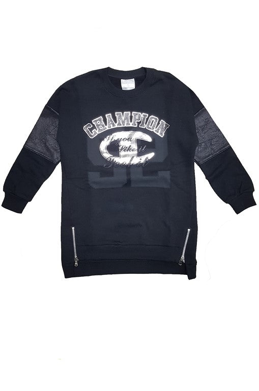 FELPE Nero/argento Champion