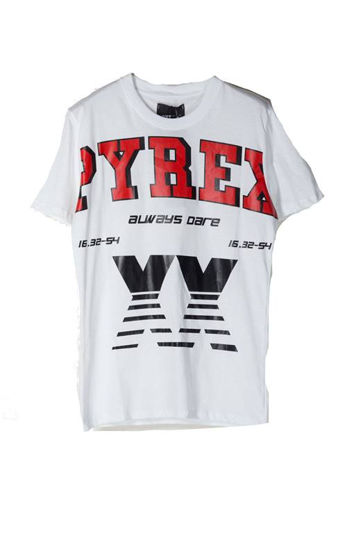 T-SHIRT E CANOTTE Bianco/rosso Pyrex