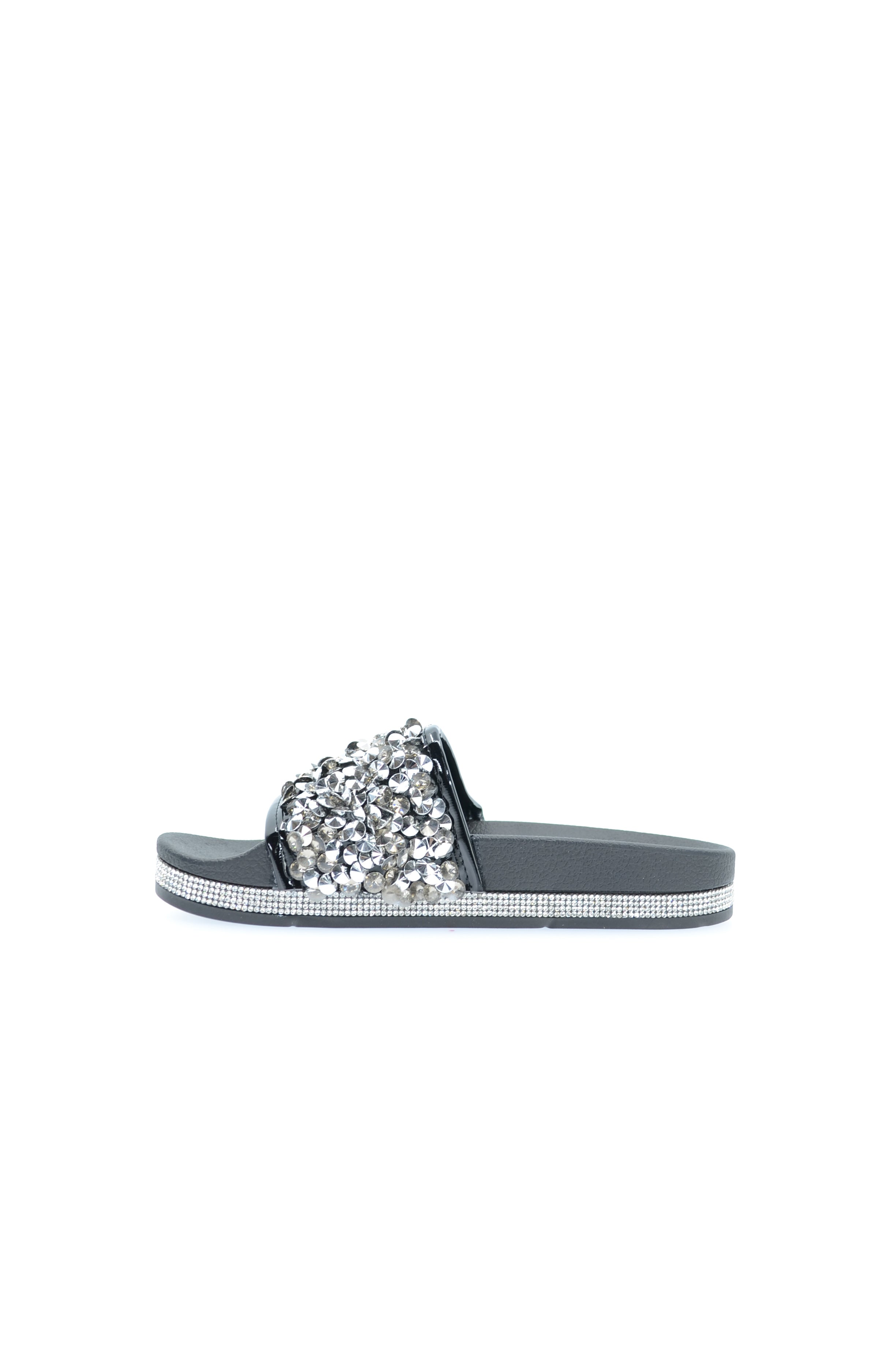 CIABATTE-INFRADITO Nero/argento Cafenoir