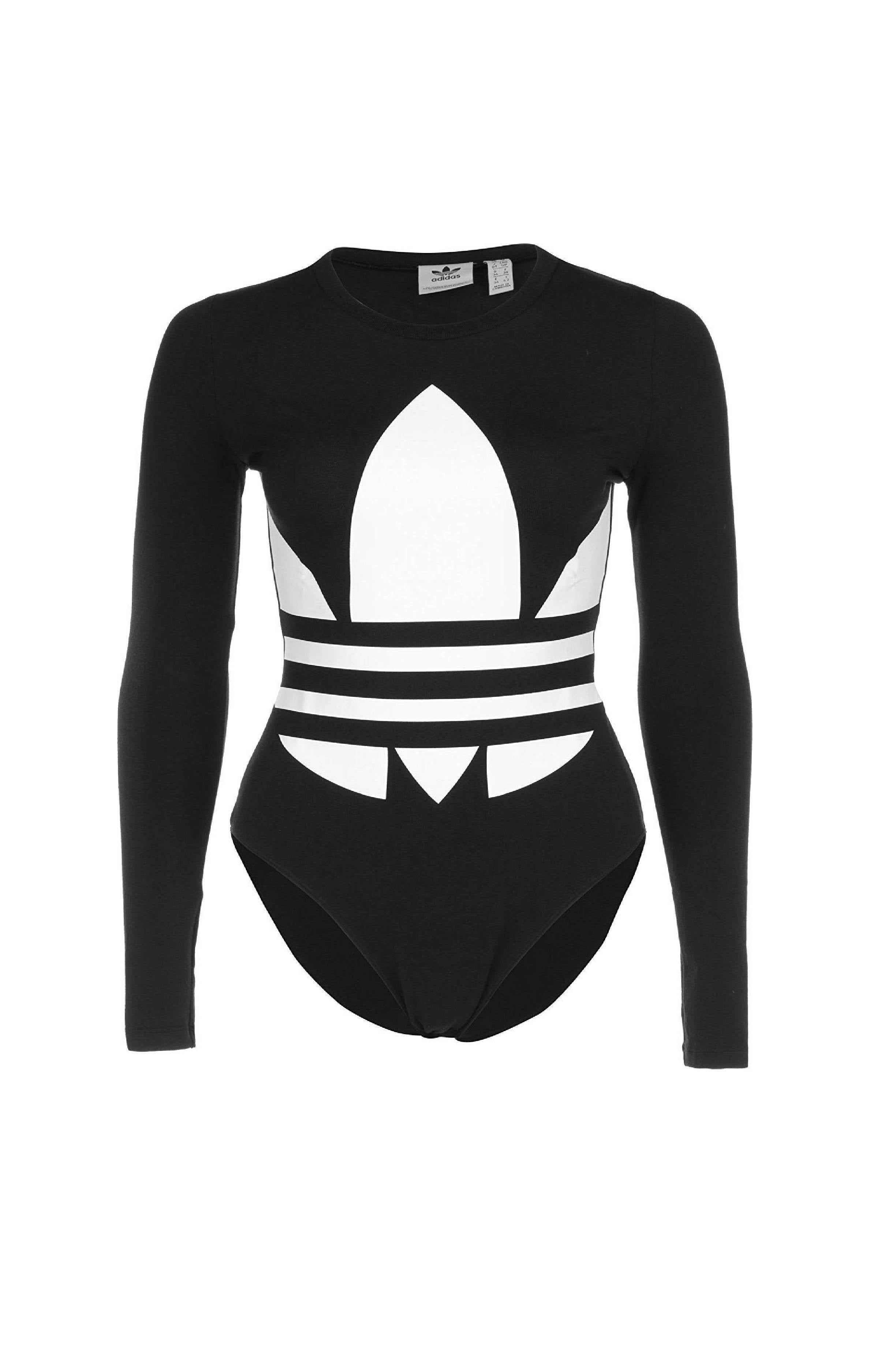 TOP PALESTRA Nero/bianco Adidas Originals