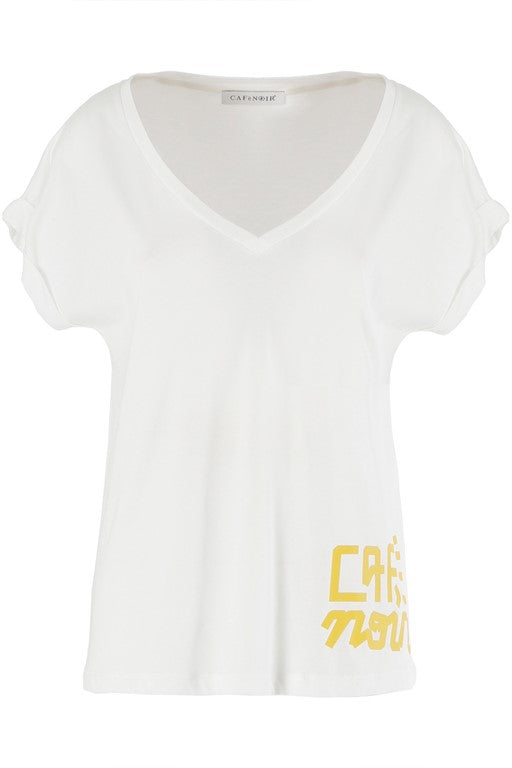 T-SHIRT E CANOTTE Bianco Cafenoir