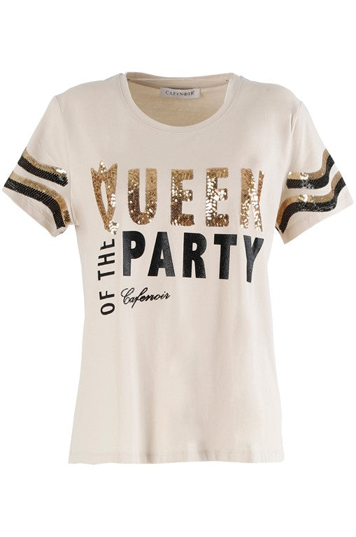 T-SHIRT E CANOTTE Beige/oro Cafenoir