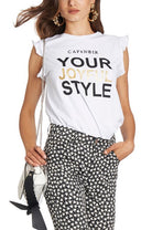 T-SHIRT E CANOTTE Bianco/nero Cafenoir