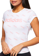 T-SHIRT E CANOTTE Bianco/rosa Adidas